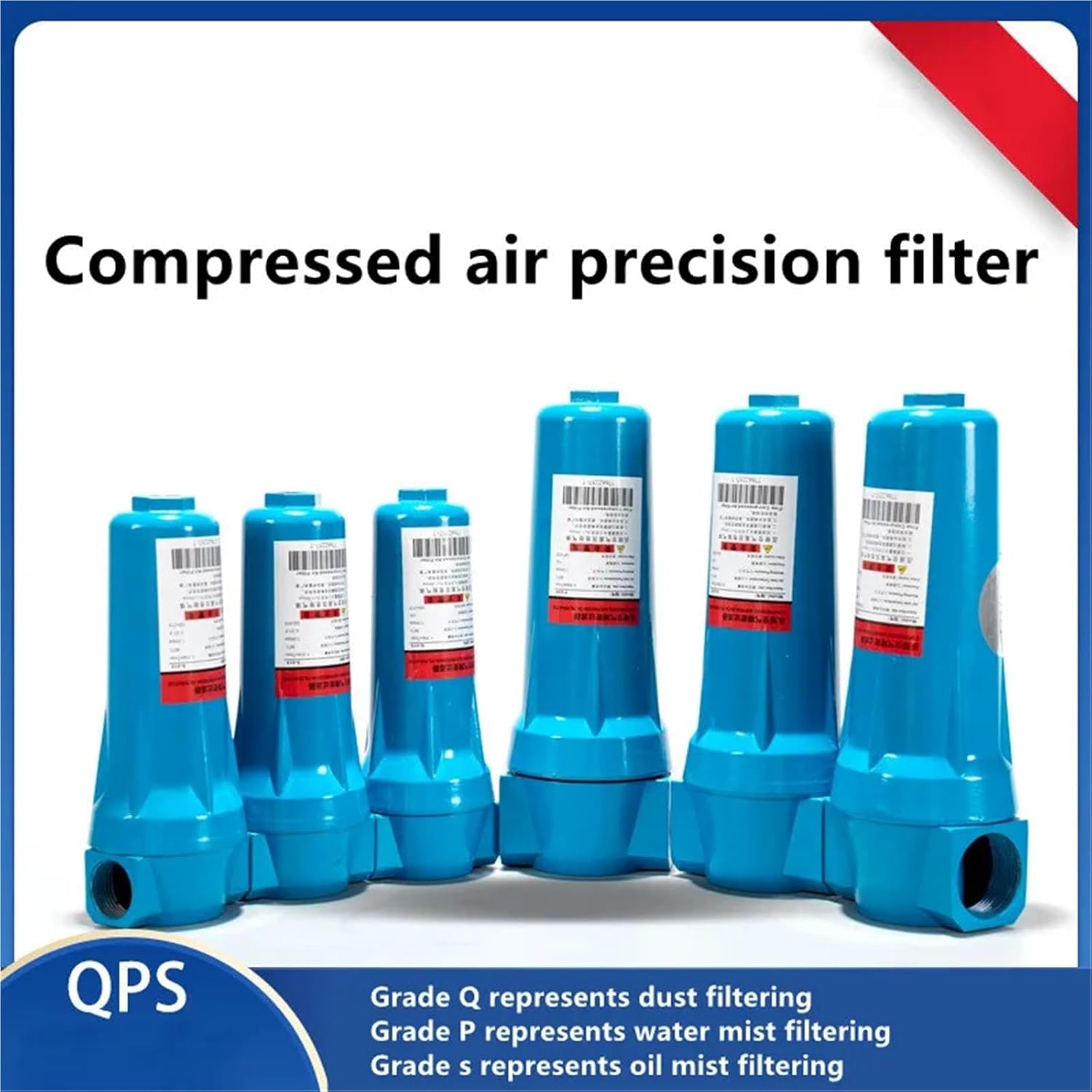 1pc 015 Q P S Air Compressor Accessories Compressed Air Precision Filter Dryer QPSC 3/4" Oil Water Separator(015Q)