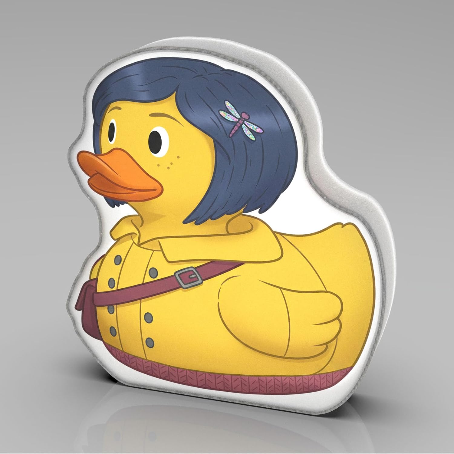 Allenjoy Rainy Day Duck Night Light Desk Lamp - Wall Mountable LED Lightbox Sign, Home Office Room Decor, Gifts for Girls Fans Teens Kids Daughter