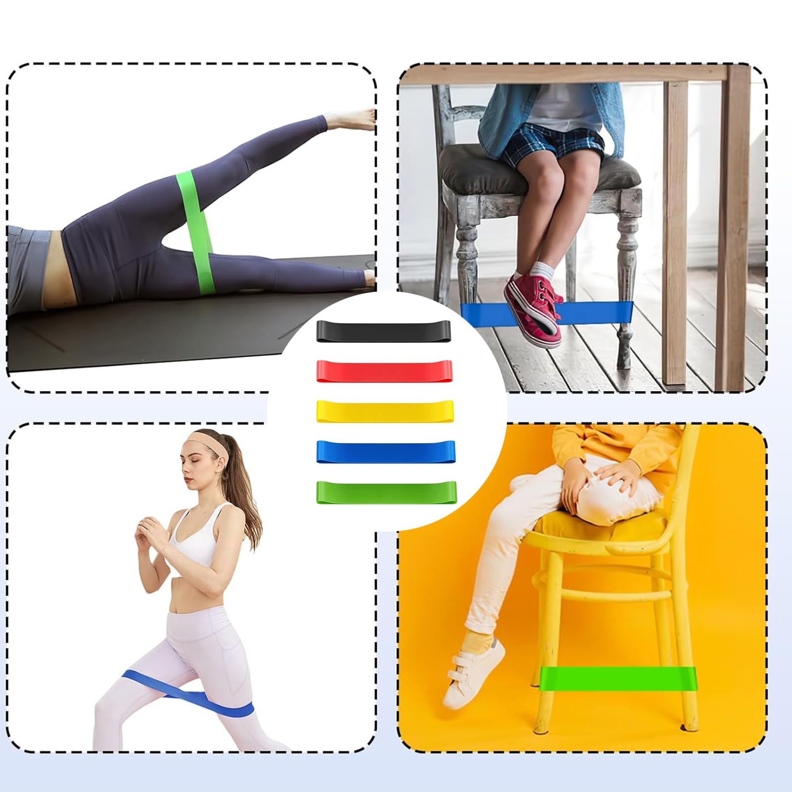 Stuhlbänder Für ADHS-Kinder - Elastische Fidget-B Produktbild-Vorschau 6