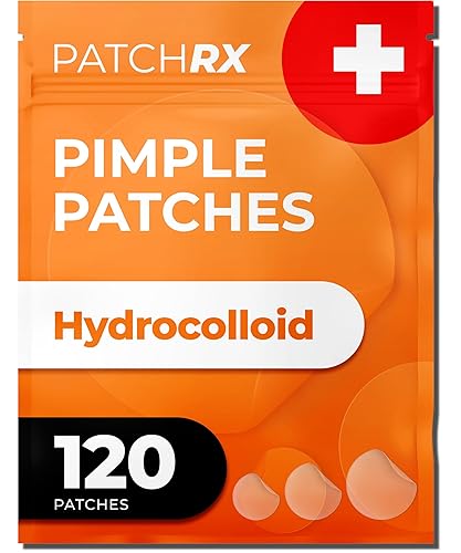 Acne Patches (120 Count) with Tea Tree Oil, Hydrocolloid Pimple