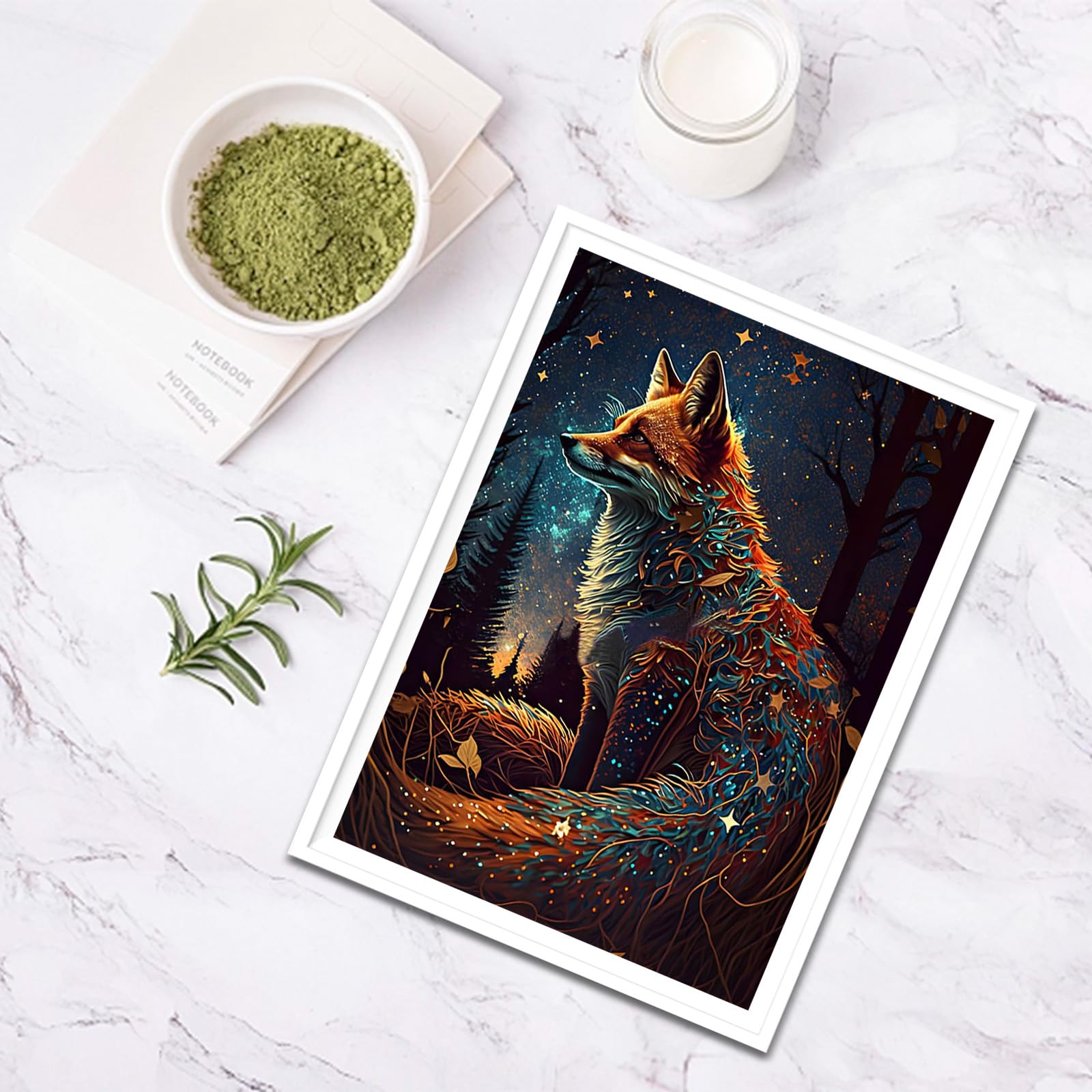 Amazon.co.jp: SENQAO フォックス ダイヤモンド アート キット 大人用