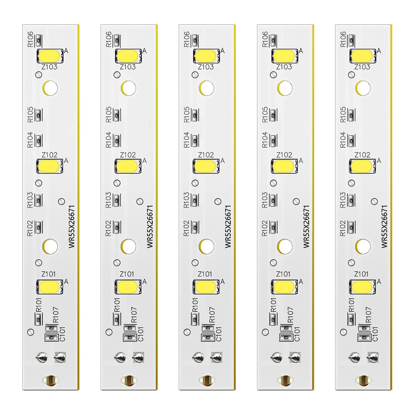 Elnwnnkc Bright LED Light Strips Lights Panel LED Lighting Board Texture Easy Installation Fridges Lamp for Lightings Solution Fridge Light Panel
