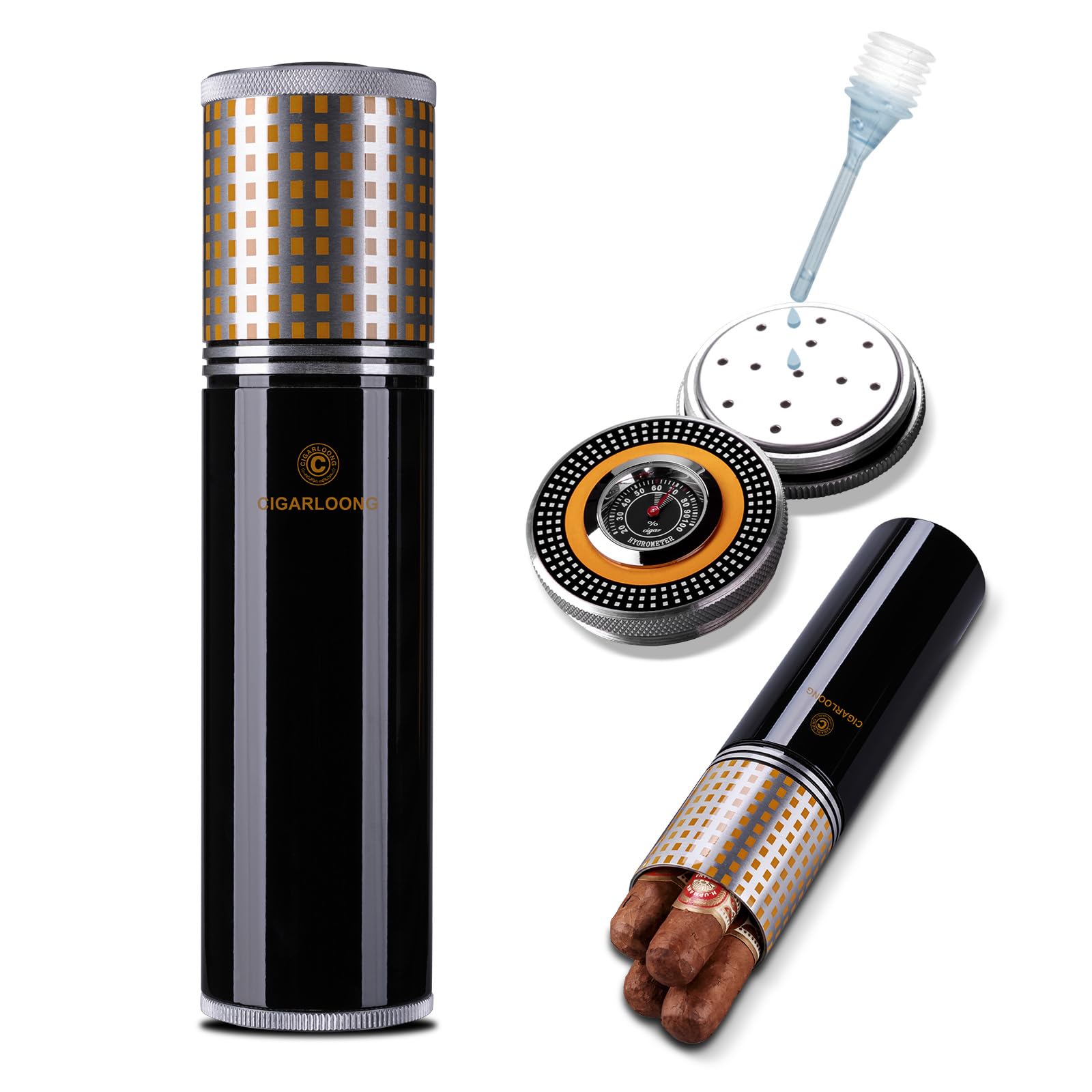 The Ultimate Travel Companion: Why the Convenient Black Metal Cigar Humidor Tube is a Must-Have for Every Modern Aficionado on the Move