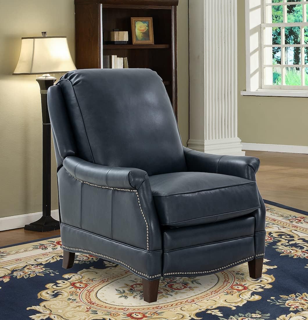 BarcaLounger Ashebrooke Low Leg Recliner – Barone Navy Blue