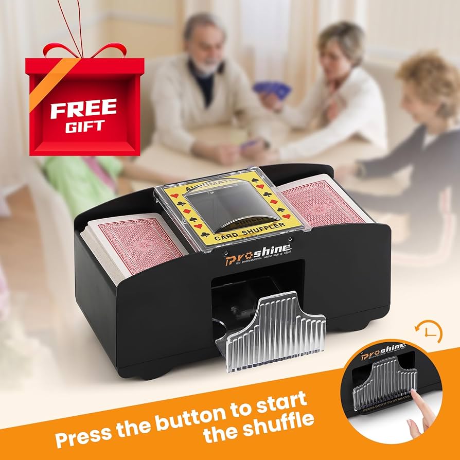 Amazon | Proshine カードディーラーマシン&カードシャッフル トランプ