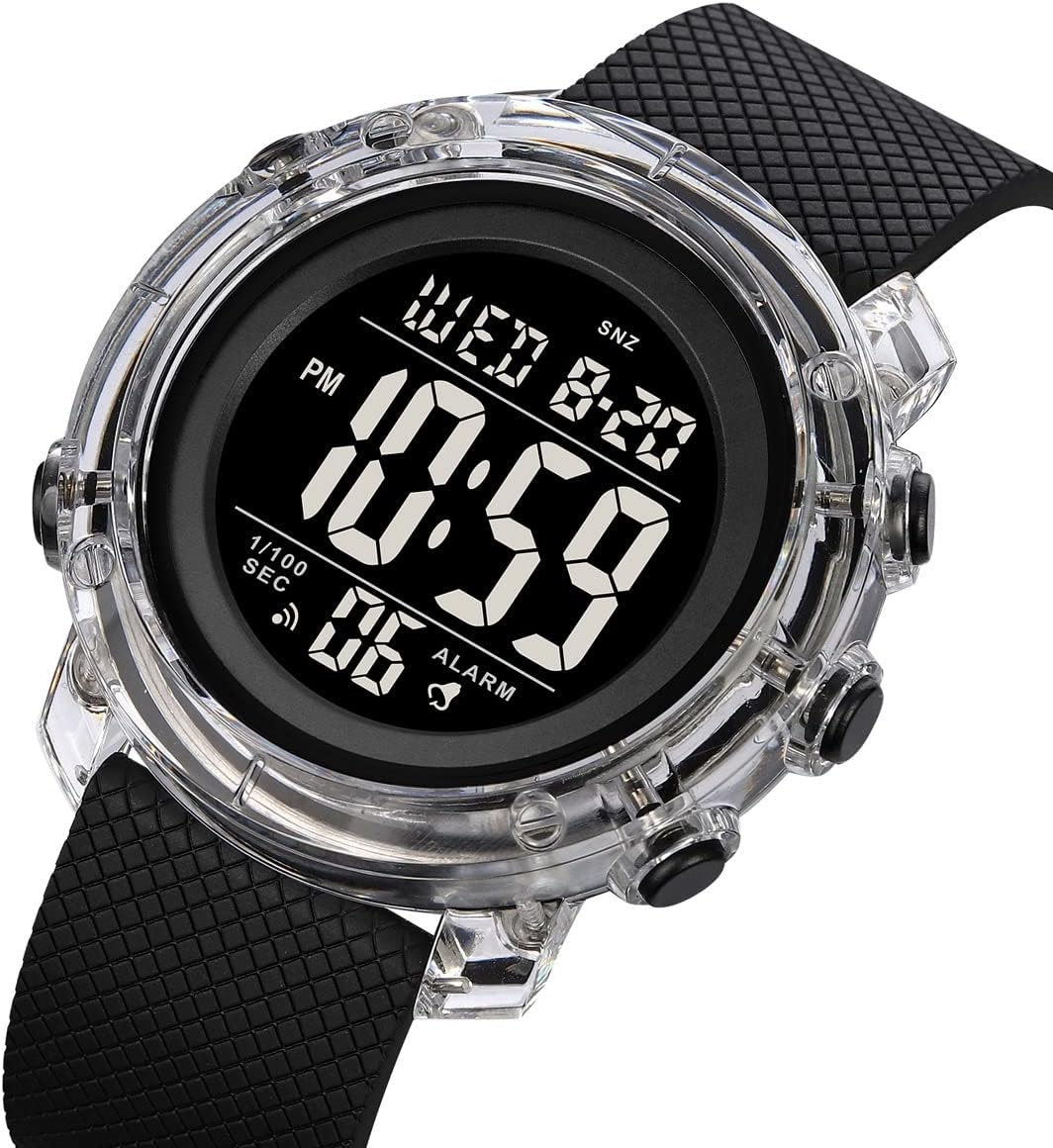 Wrist Watches for Women Digital Watch for Mens Womens Ladies Waterproof Watch Stopwatch Date LED - Image 4