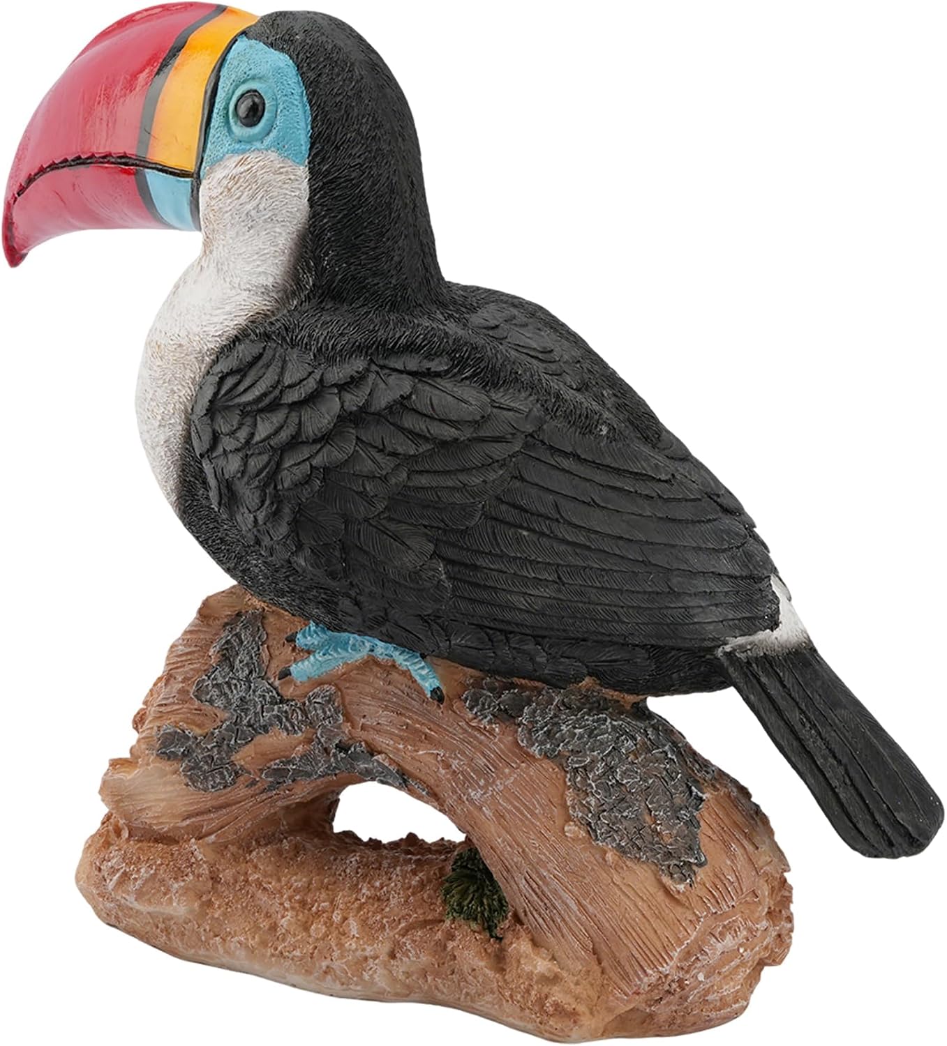 Elenon Funny 14” Red Toucan Garden Statue, Adorable Bird Decorationsfor Outdoor Garden Decor, Gardening Gifts for Women for Housewarming