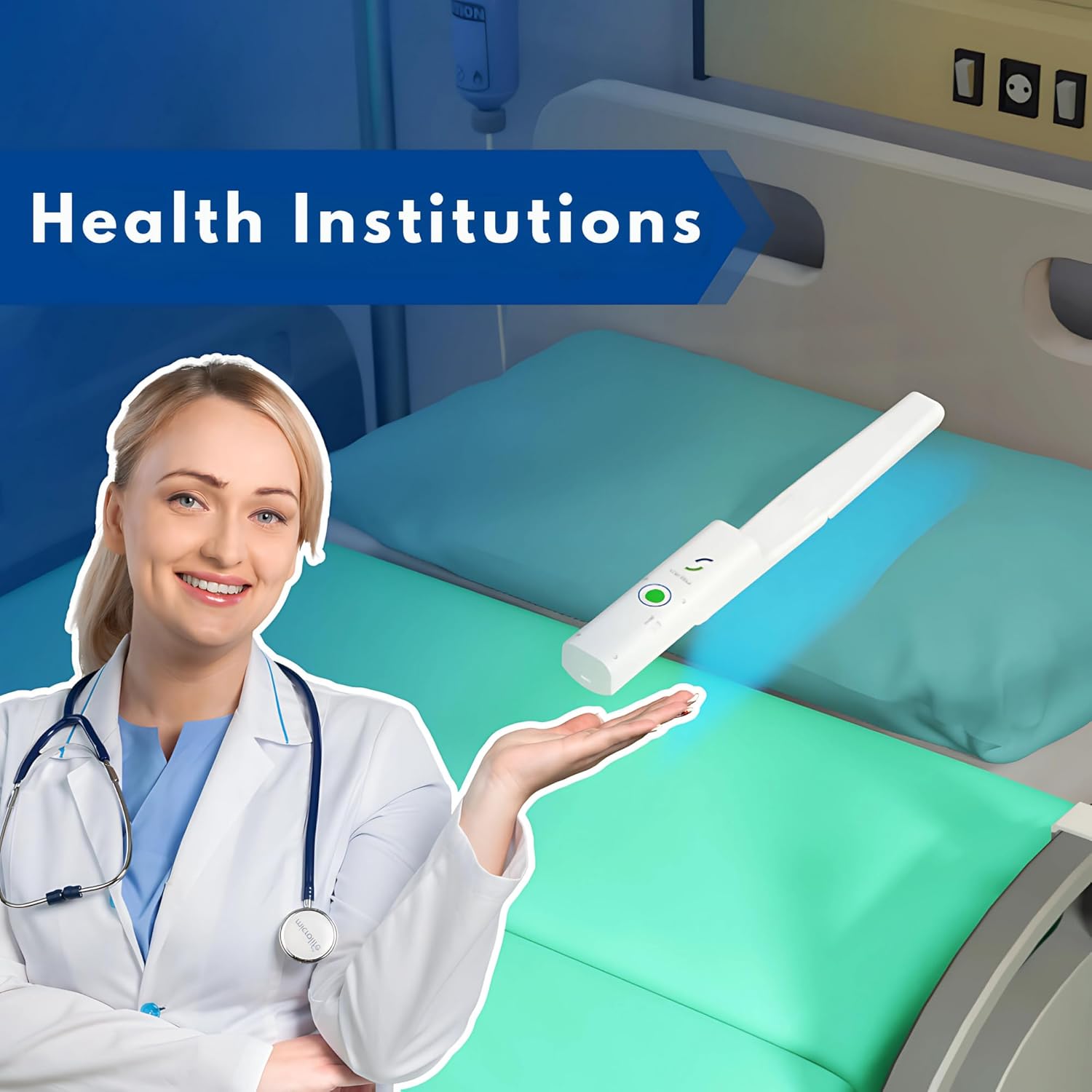 Pro Impact Uvc Instant Technology, Portable Uvc Light Pro Impact Uvc Instant Technology Hand Impact Device Suitable for Hotels, Home, Office, Travel