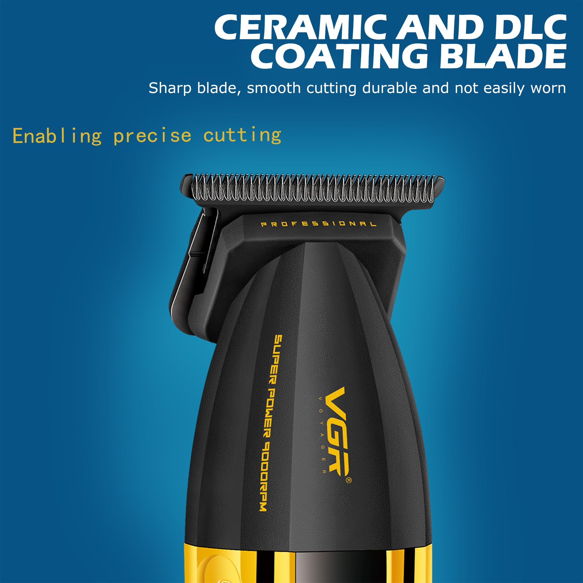 VGR 285T Professional Hair Trimmer for Men with Zero-Gap T-Blade