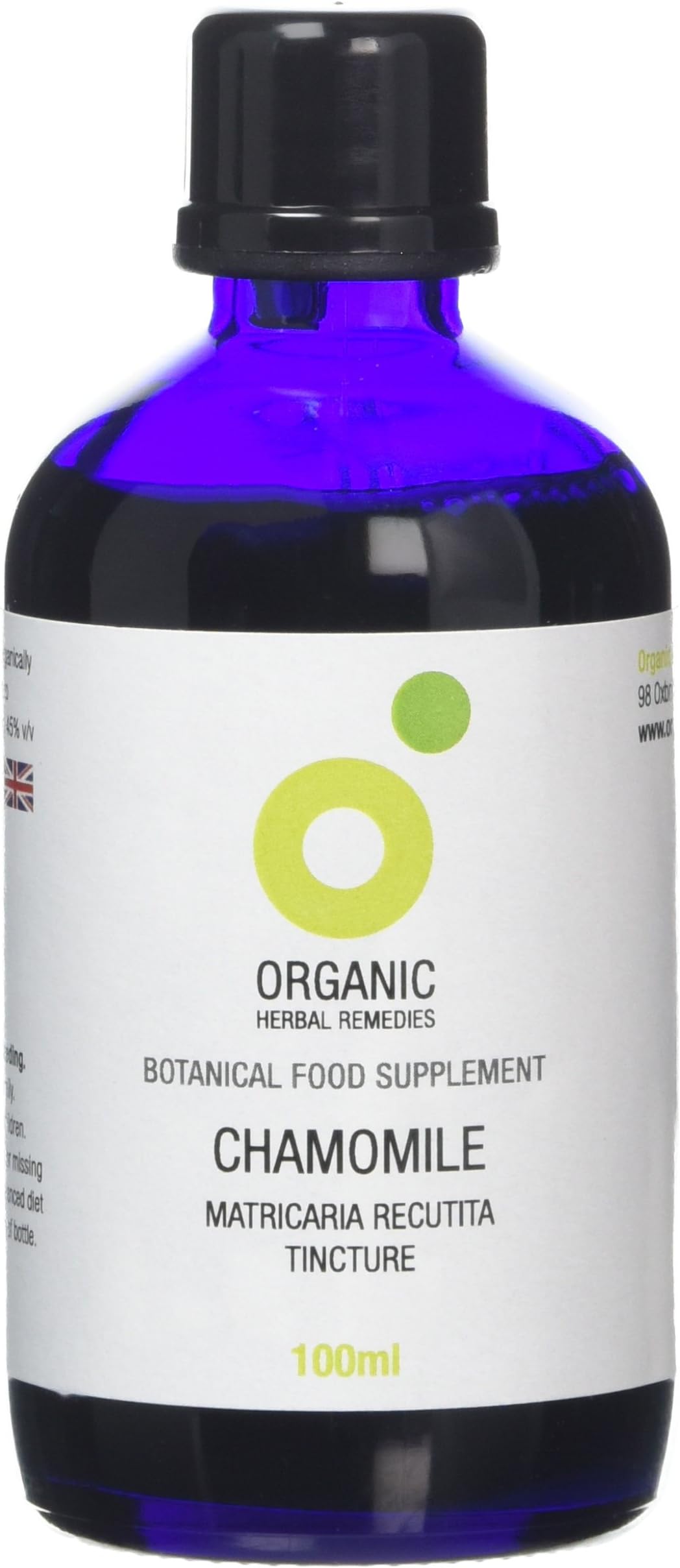 Organic Herbal Remedies 100 ml Chamomile Tincture