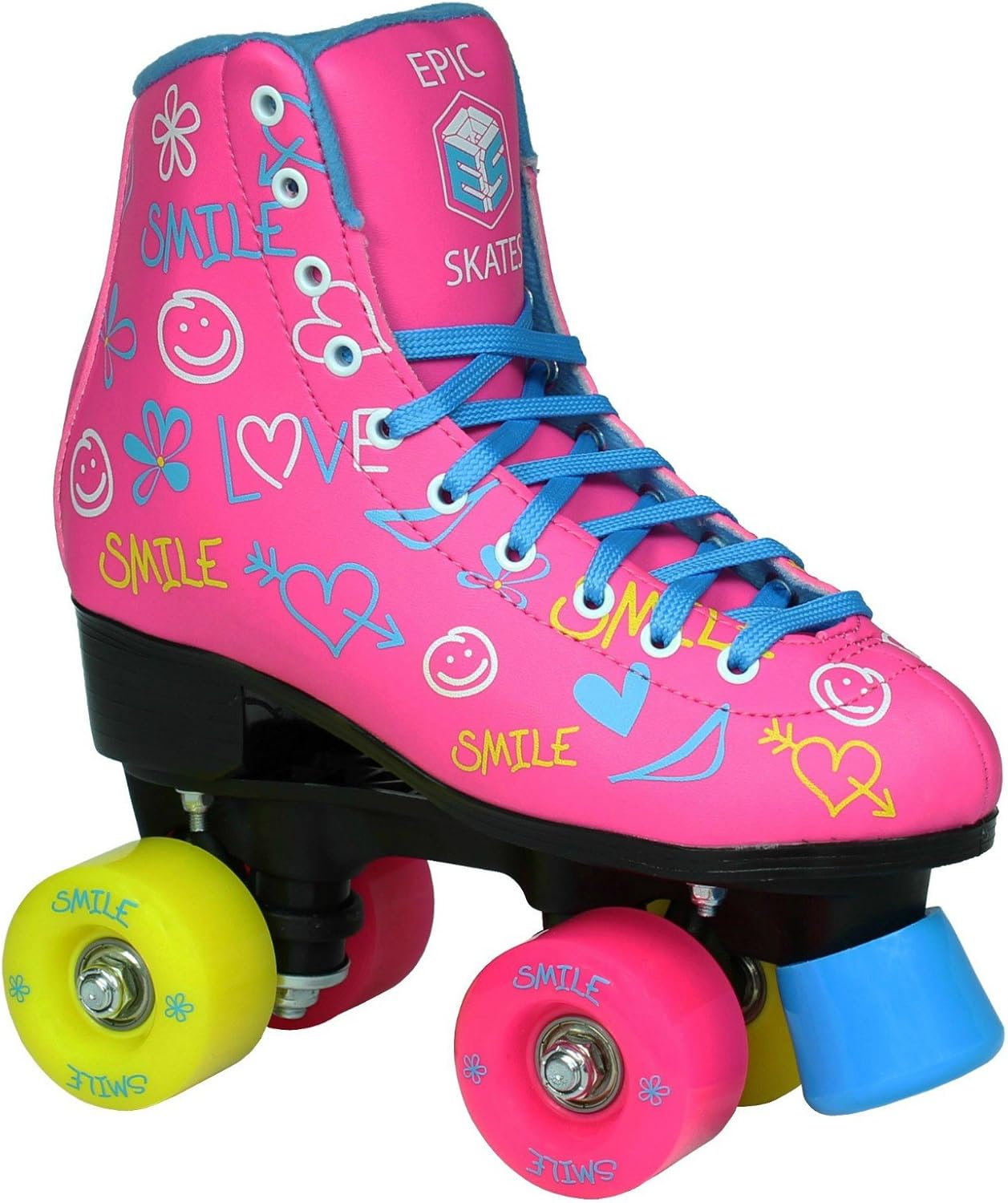 Grеаtеѕt Prоduсt Epic Blush High-Top Indoor Outdoor Quad Roller Skate 3 Pc. Bundle - Childrens