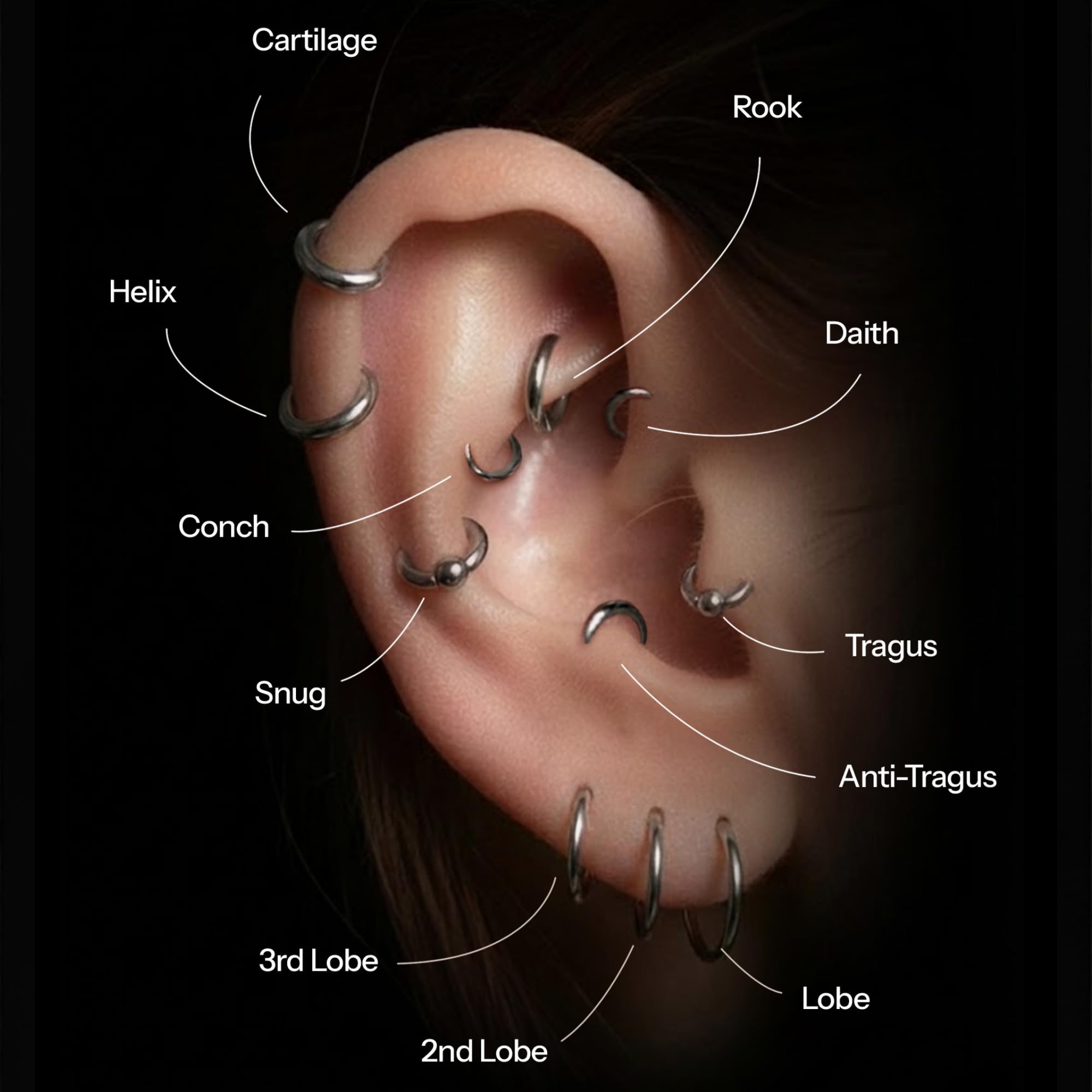 2 szt. tytanowe 20G 18G 16G bezgwintowe płaskie kolczyki sztyfty z tyłu labret tragus chrząstka warga monroe muszla piercing biżuteria