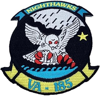 VA-185 Nighthawks Squadron Patch â€“ Sew on