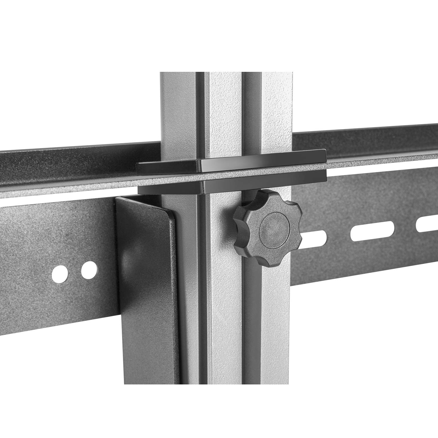 Maclean MC-791N Porta TV Telescopico Soffitto- Pavimento con mensola 37 "-70", max. 30 kg