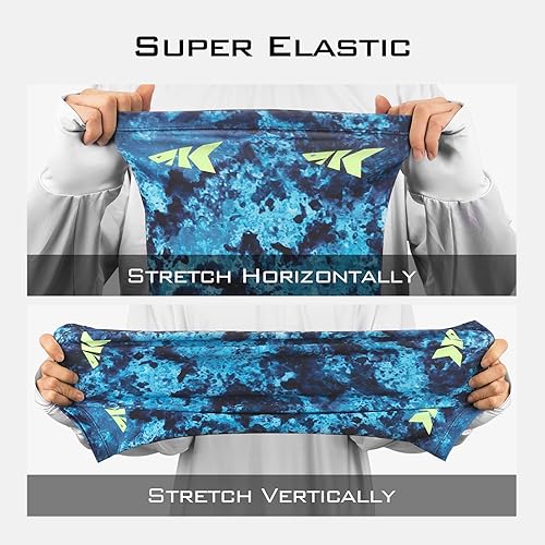 Miniatura 3 de KastKing La Sal - Polaina de cuello UPF 50+, pasamontañas, polaina de cuello para hombres y mujeres, protector facial para pesca, senderismo