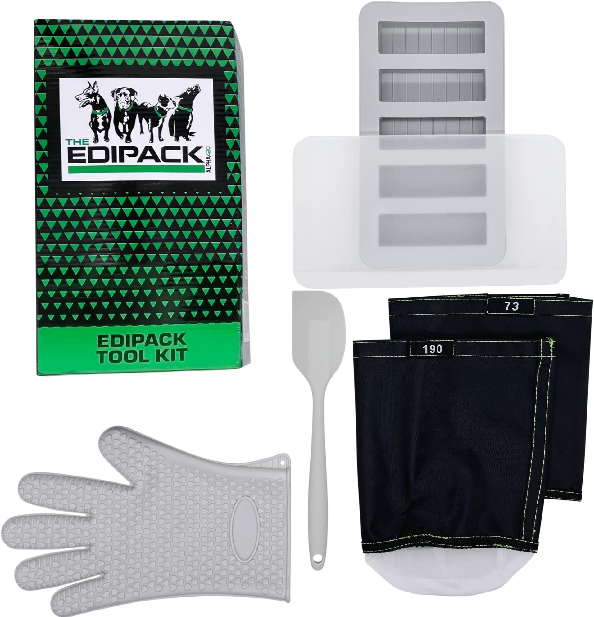 All in 1, Complete Kit for Decarboxylator & Infuser Machines, Silicone Butter Mold for Homemade Butter Maker with Lid, Strainer Filter Bags, Glove, Accessories for Infusions