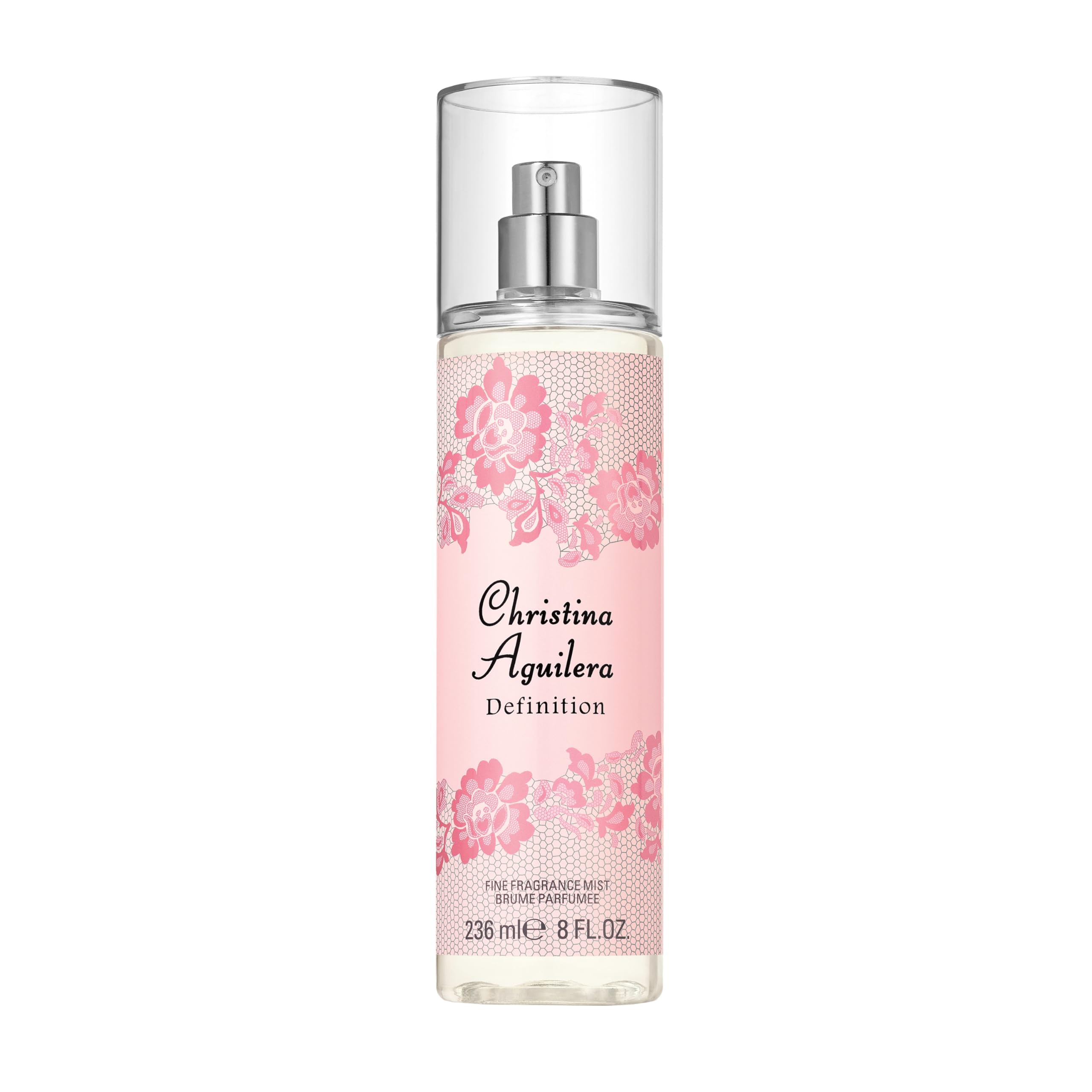 Christina Aguilera - Definition Fine Fragrance Mist, Perfume en Spray para Mujer, con Mandarina y Ámbar, Notas Florales y Cítricas, Fragancia Refrescante, Perfume para Mujer - 236 ml