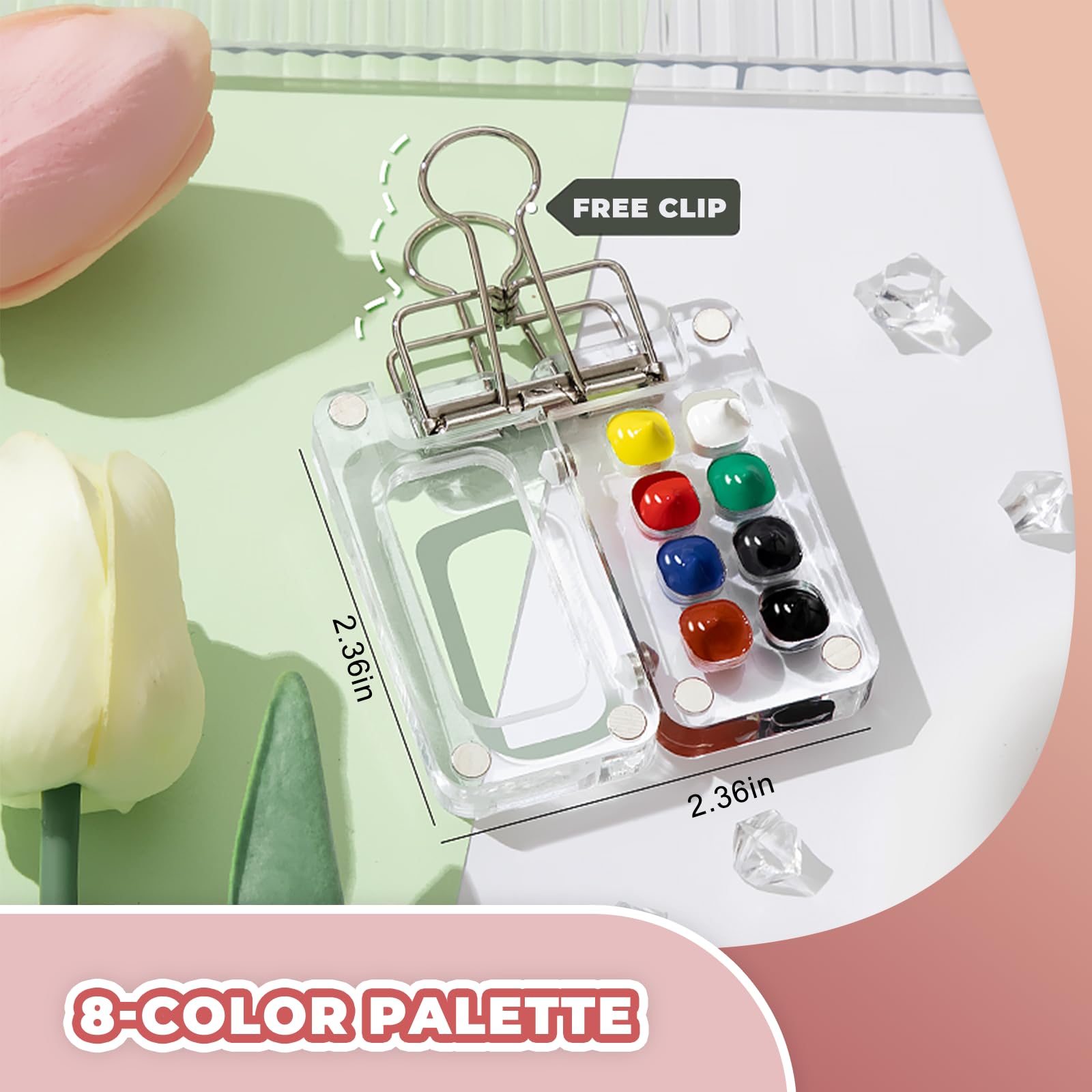 Mini Watercolor Paint Set - Portable Sketching Palette -3 Mini Watercolor Paint Set - Portable Sketching Palette -3