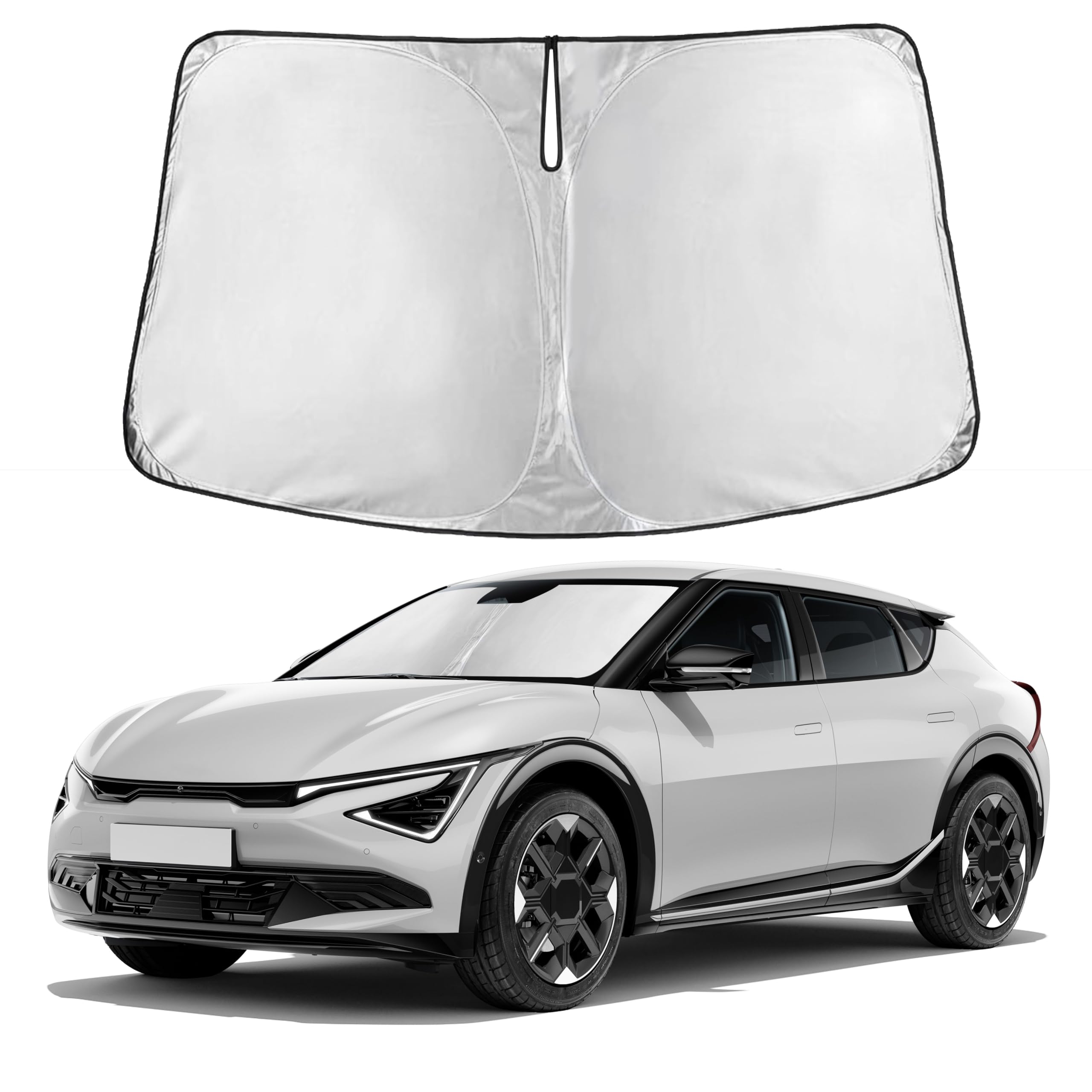 Autovir Windshields Sun Shade Fit for 2022-2023 2024 2025 Kia EV6