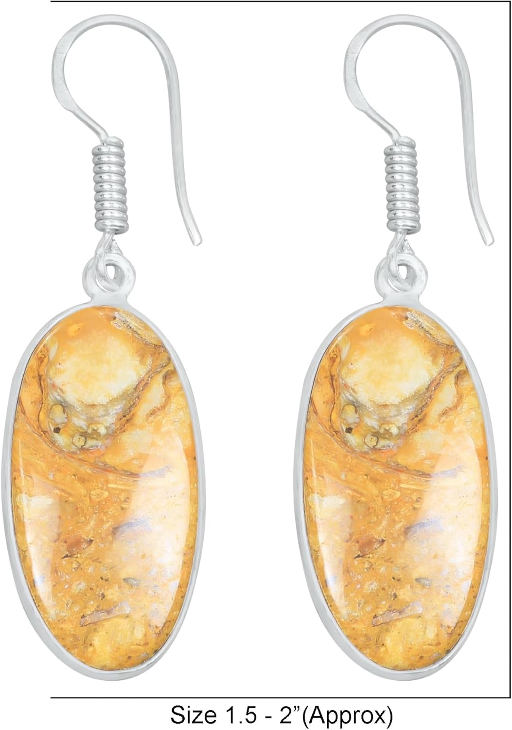 Kirit Gems Oval Earrings Set for Women Crystal Drop & Dangle Earrings, Assorted Natural Gemstones - Handcrafted - Image 2