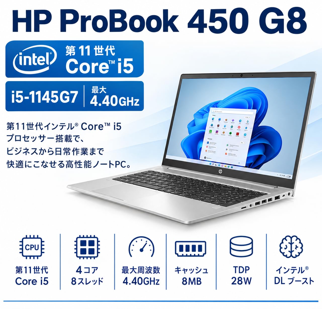 Amazon.co.jp: 【整備済み品】 HP ProBook 450 G8 15.6型 フルHD 非