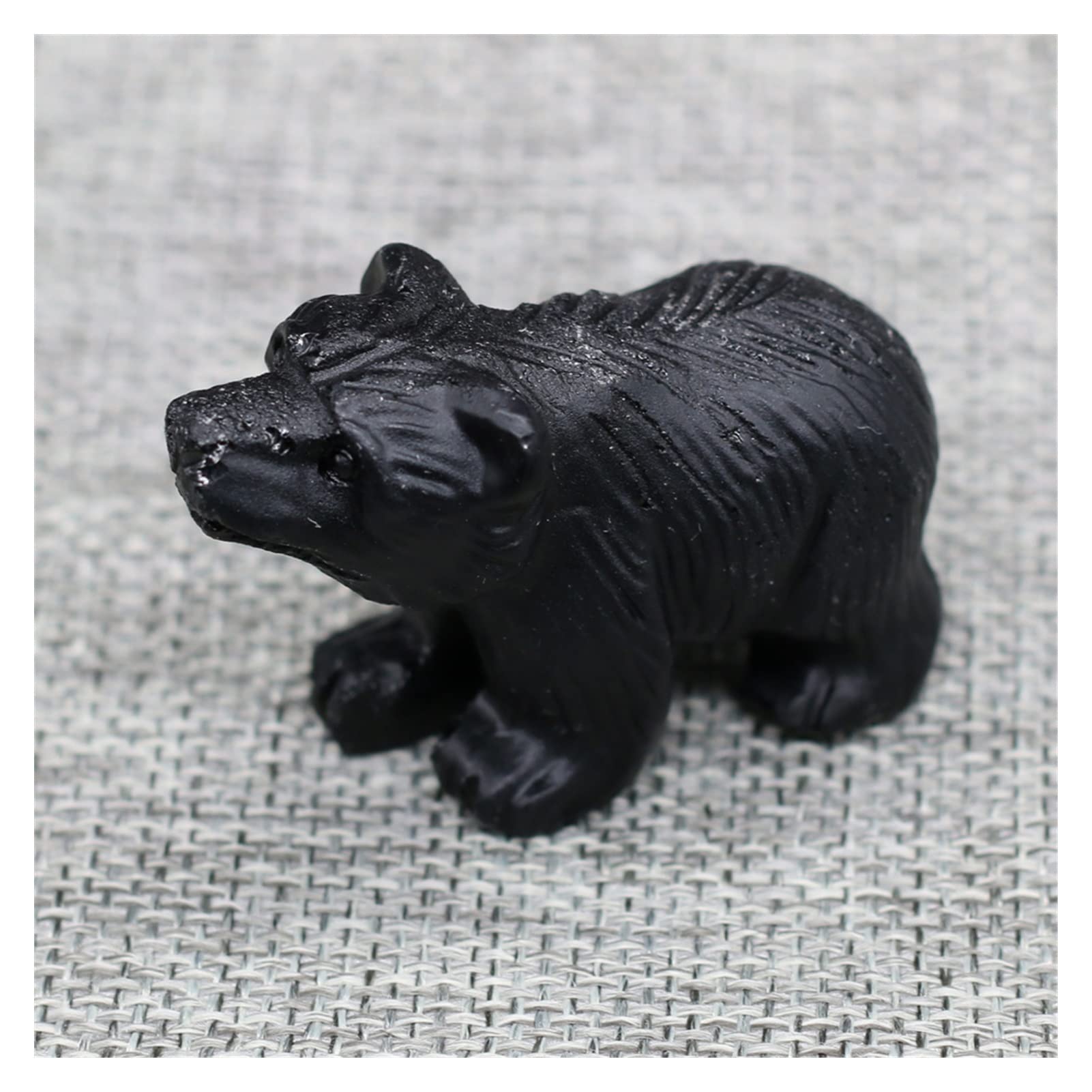 本水晶　熊　石　石製　石彫　石彫り　置物 Amazon.co.jp: クマの置物像天然水晶石彫刻工芸品ジュエリーホーム