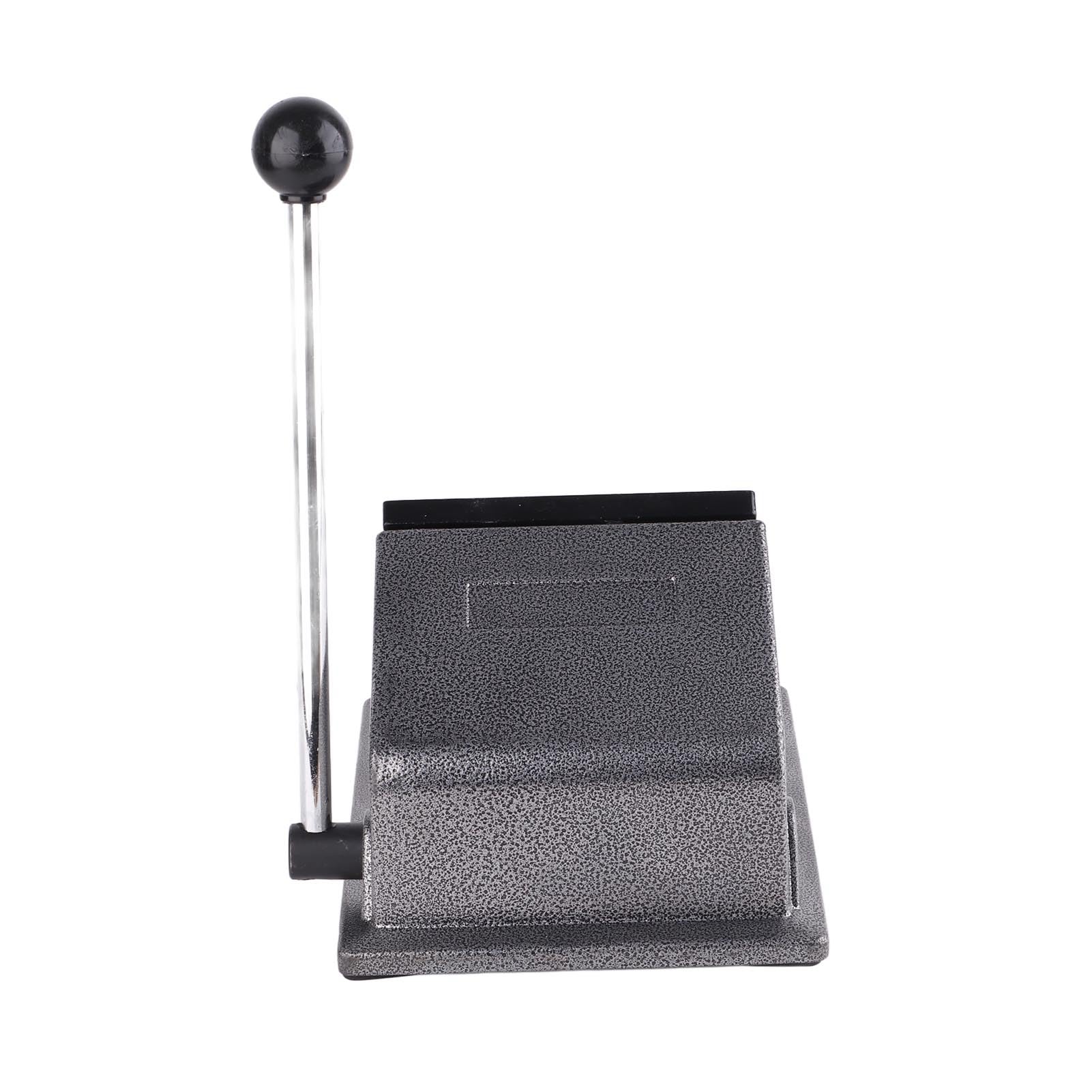 GOWENIC Taglierina per Badge a Braccio Lungo 58 Mm |Punzone in Acciaio Inossidabile da 2,3 Pollici per Carte di Carta in PVC in Pelle (Umiltà)