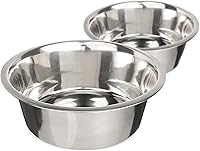 Neater Pet Brands 7-Cup Stainless Steel Dog Bowls, Set of 2 - Replacement for Neater Feeder Express M/L & Deluxe Large, Dishwasher Safe