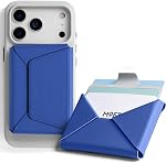 MOFT Magsafe Wallet, 8-Card Holder, Magnetic Phone Stand with Pull to Access Design, RFID Blocking, Angle Adjustment & MOVAS Minimalist Snap Field Wallet for Men Travel Essentials,Peony