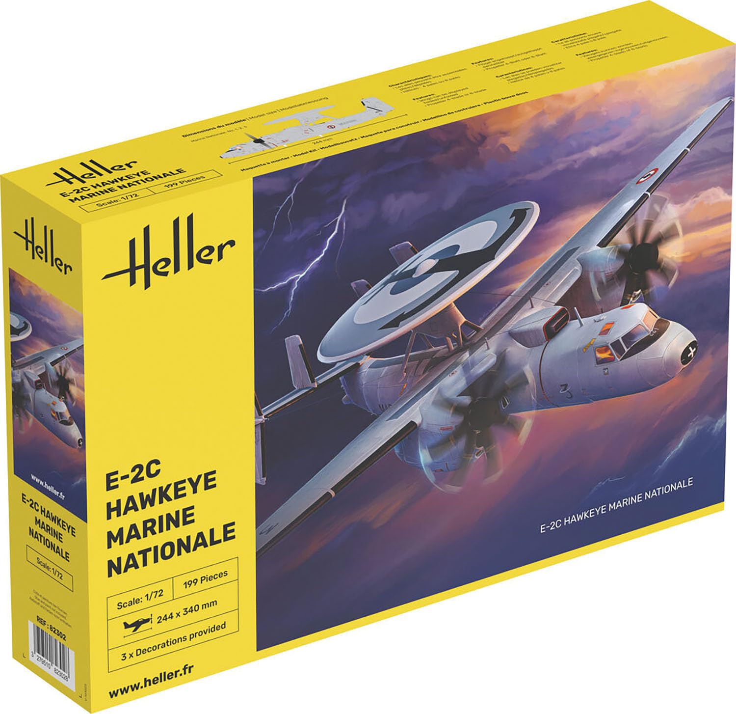 Amazon | エレール 1/72 フランス海軍 E-2C ホークアイ プラモデル