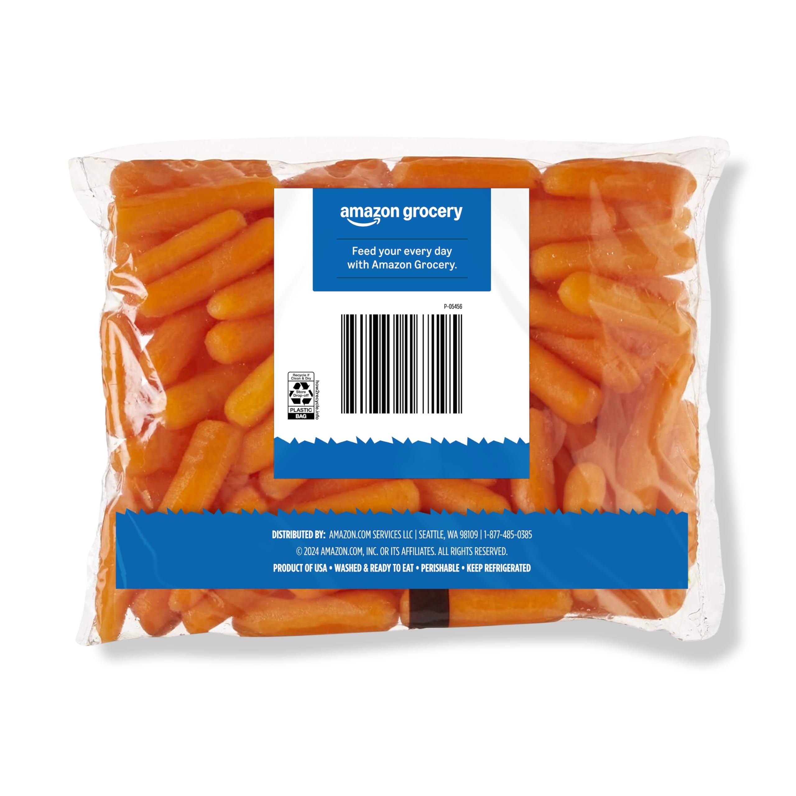 Amazon Grocery Cut Peeled Baby Carrots 16 Oz Previously Fresh Brand Packaging May Vary — view 3