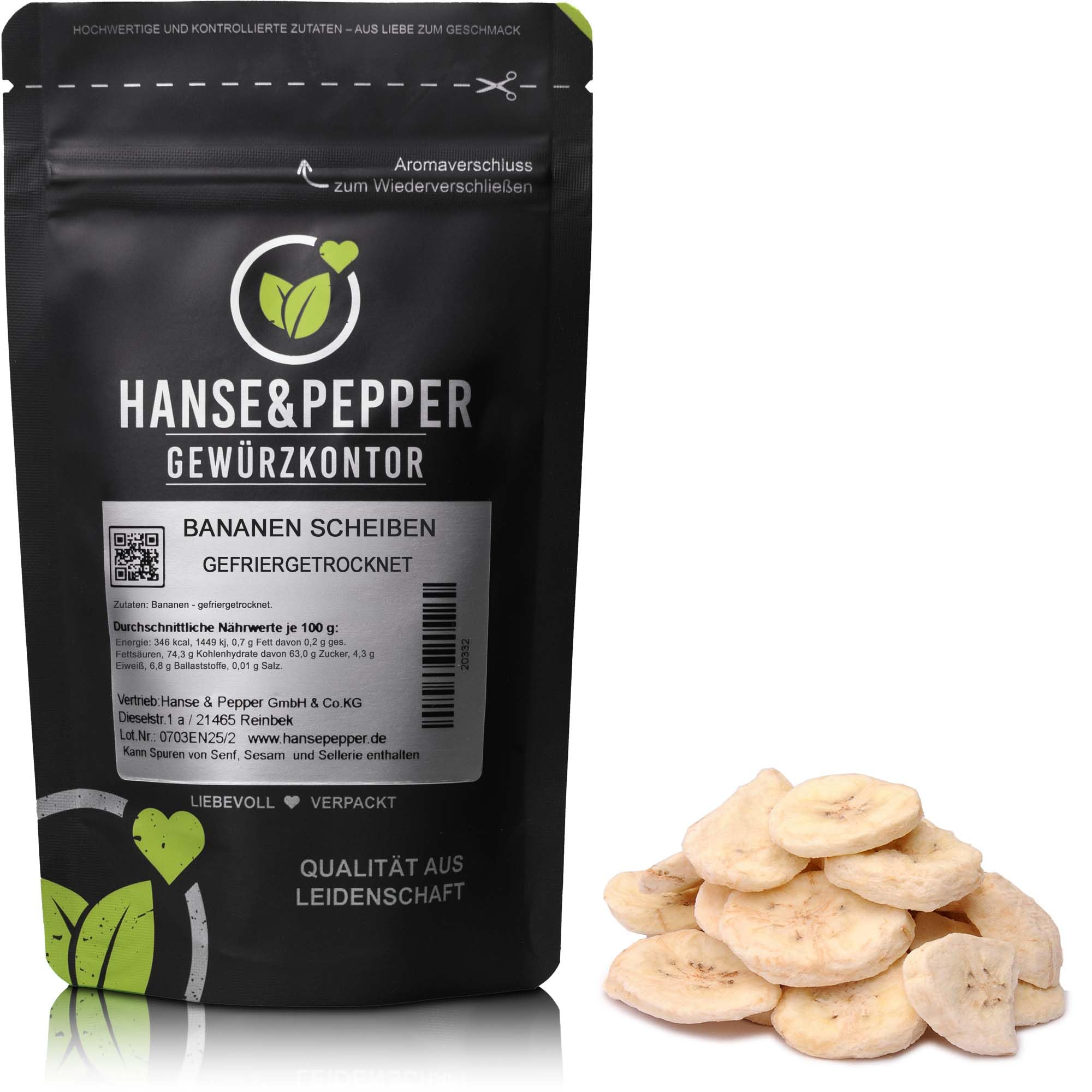 1kg Bananen gefriergetrocknet Bananenchips Bananenscheiben Bananen Chips
