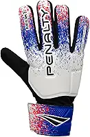 Luva de Goleiro Penalty Adulto Delta 1 Para Todos os Pisos Cor:Branco+Azul;Tamanho:10;Gênero:Unissex