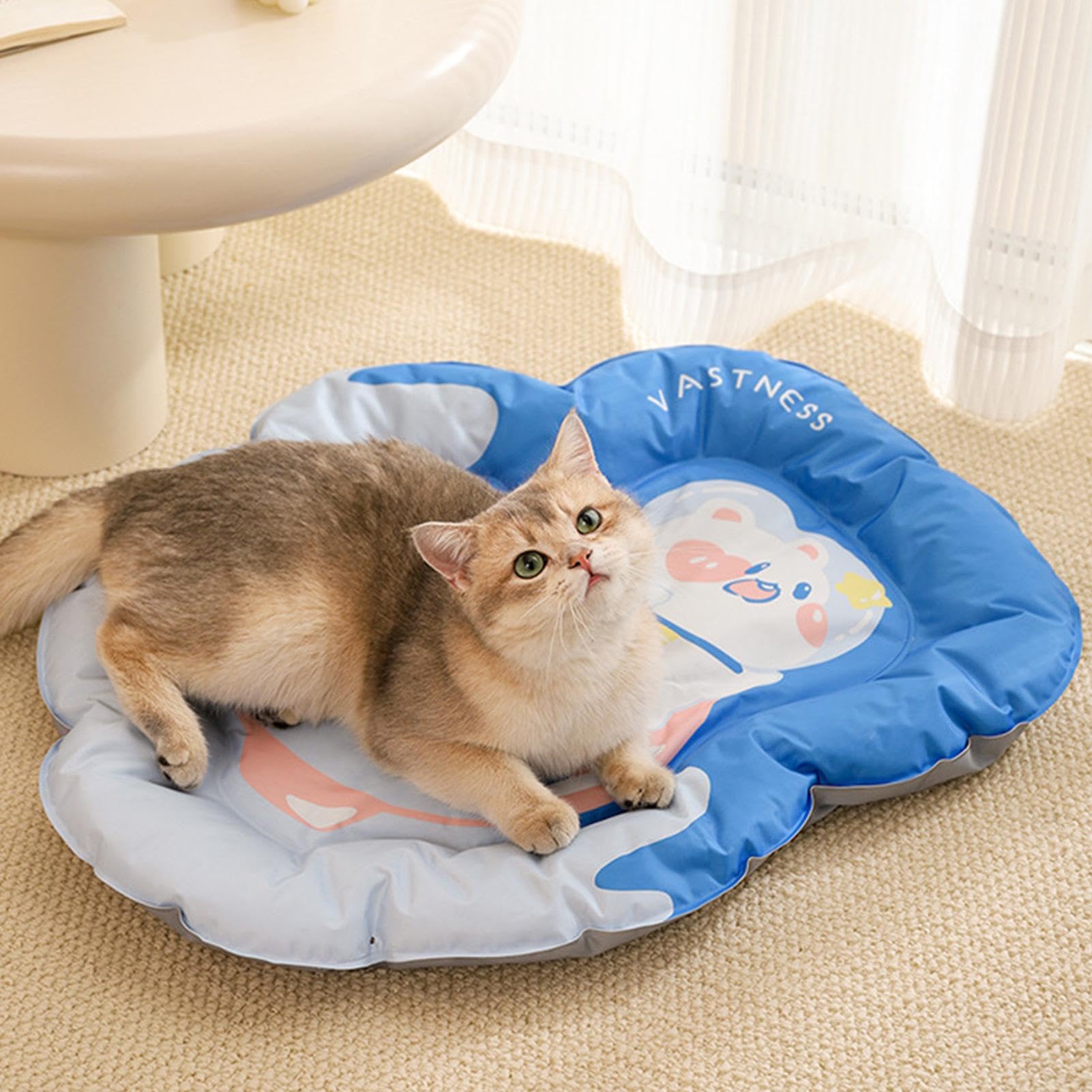 Tappetino Rinfrescante per Gatti Coperta Calmante Impermeabile E Cuscino Di | Tappetino Rinfrescante Per Cani Adatto a Interni e Esterni Gabbia Cuccia Canile Divano