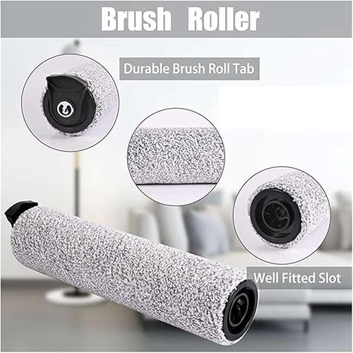Miniatura 4 de McbeAn 2 piezas de rodillo de cepillo de repuesto compatible con Tineco compatible con IFloor 3Floor One S3 Wet Dry inalámbrico Aspiradora Accesorios