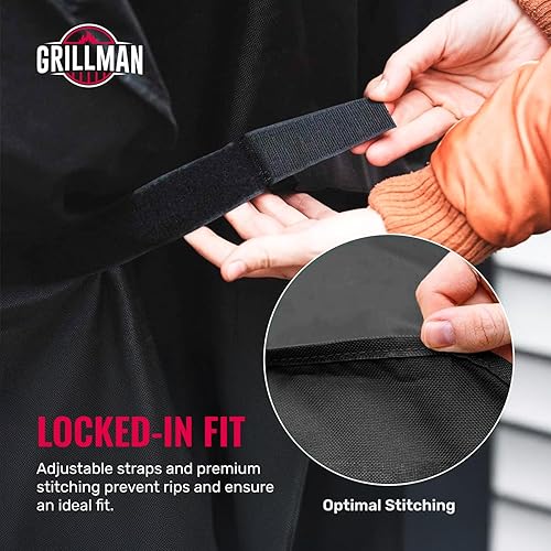 Miniatura 6 de Grillman - Resistente funda para parrilla de pellets, compatible con Traeger Pro Series 22, 575, modelos Elite, Lone Star Elite, Pro 20 y con