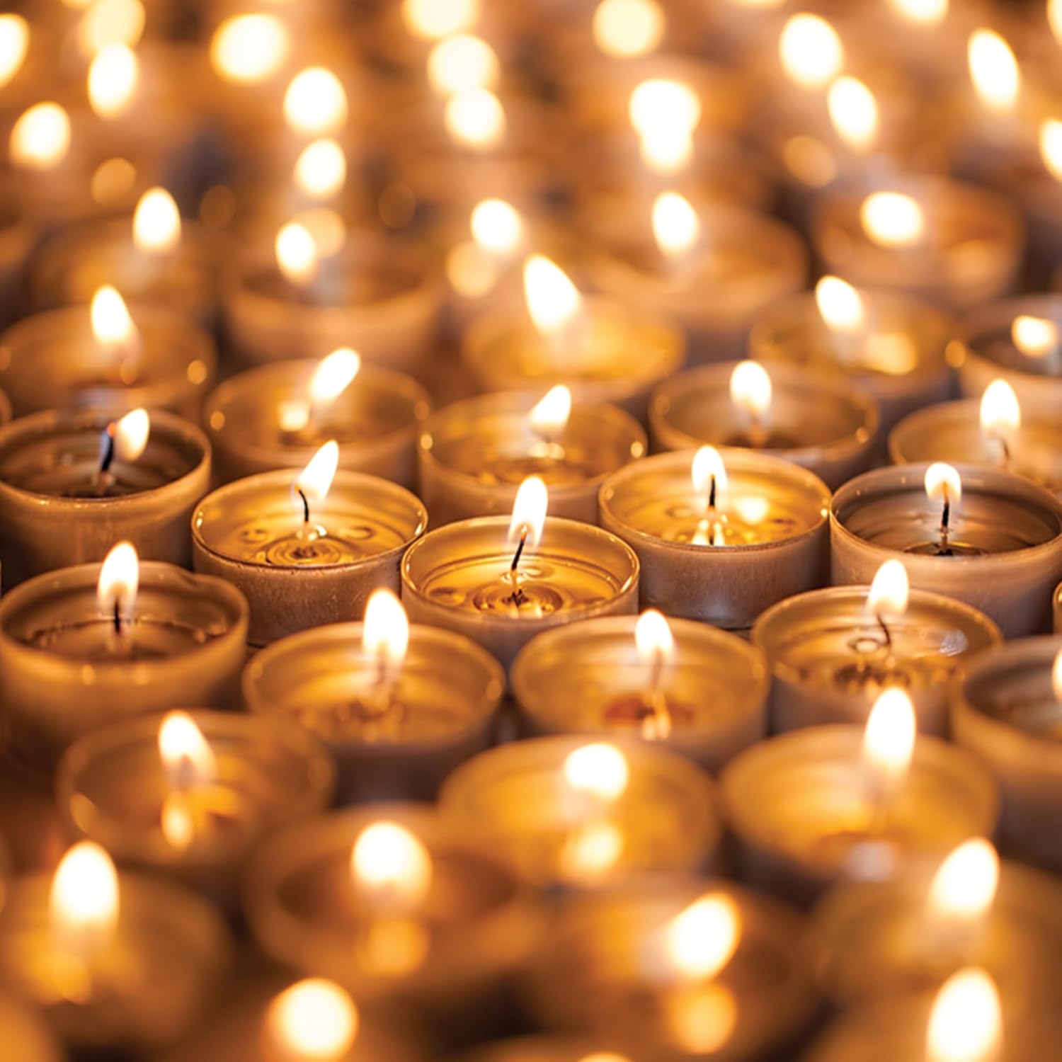 Grob Carnival Festive Unscented Tea Light Candles | Diwali Decoration Smokeless Candles | 4 Hours Burning Time| Wax Tealight Candle | 8 gm, 200Pcs