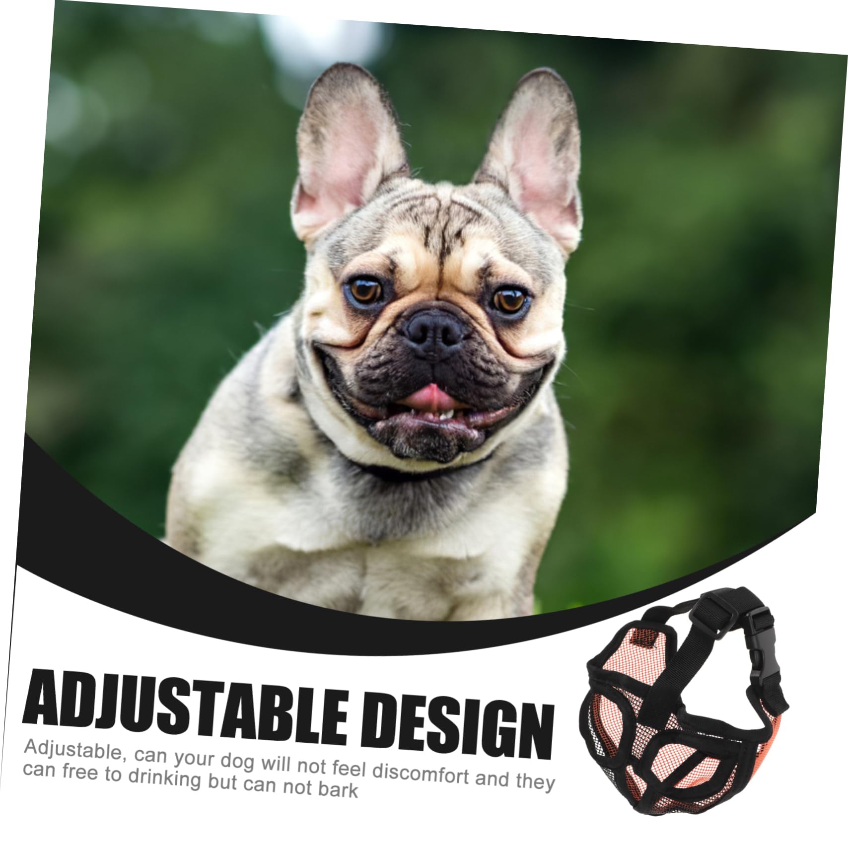 YARNOW 5pièces Muselière Réglable Maille Respirante pour Chien Anti-morsures Et Anti-aboiements Confort Optimal pour Chiens