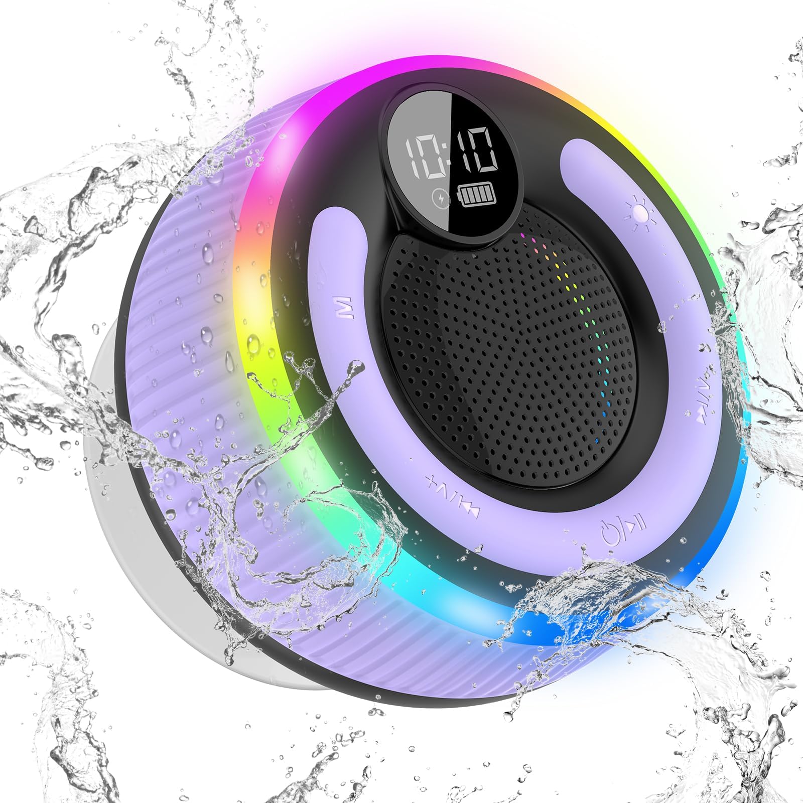 POMUIC Shower Speaker, Portable Bluetooth Speaker with