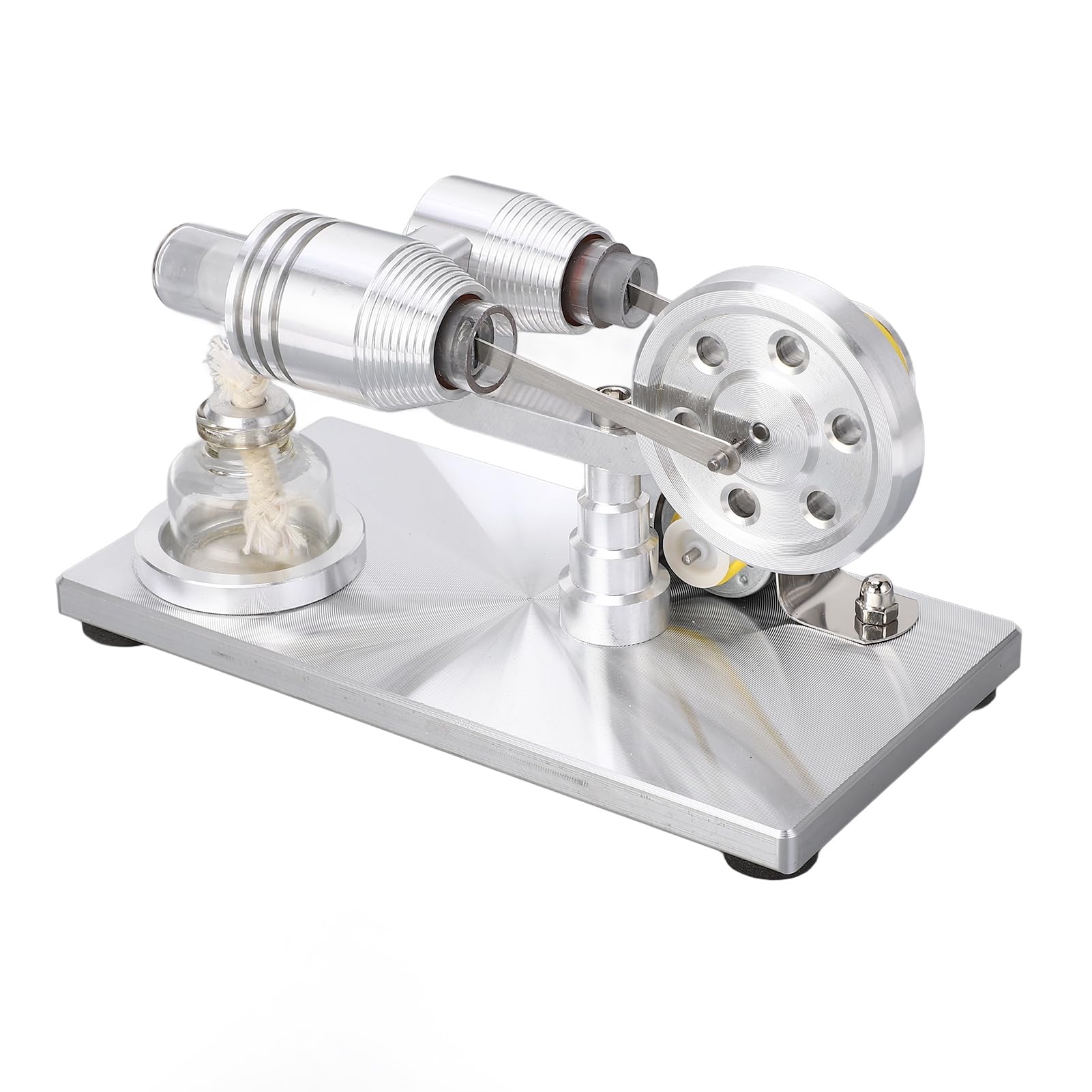Hidyliu Kit de Experimentos Científicos con Motor Stirling para Niños, Marco Mecanizado CNC de Primera Calidad, Ideal para Demostraciones en el Aula