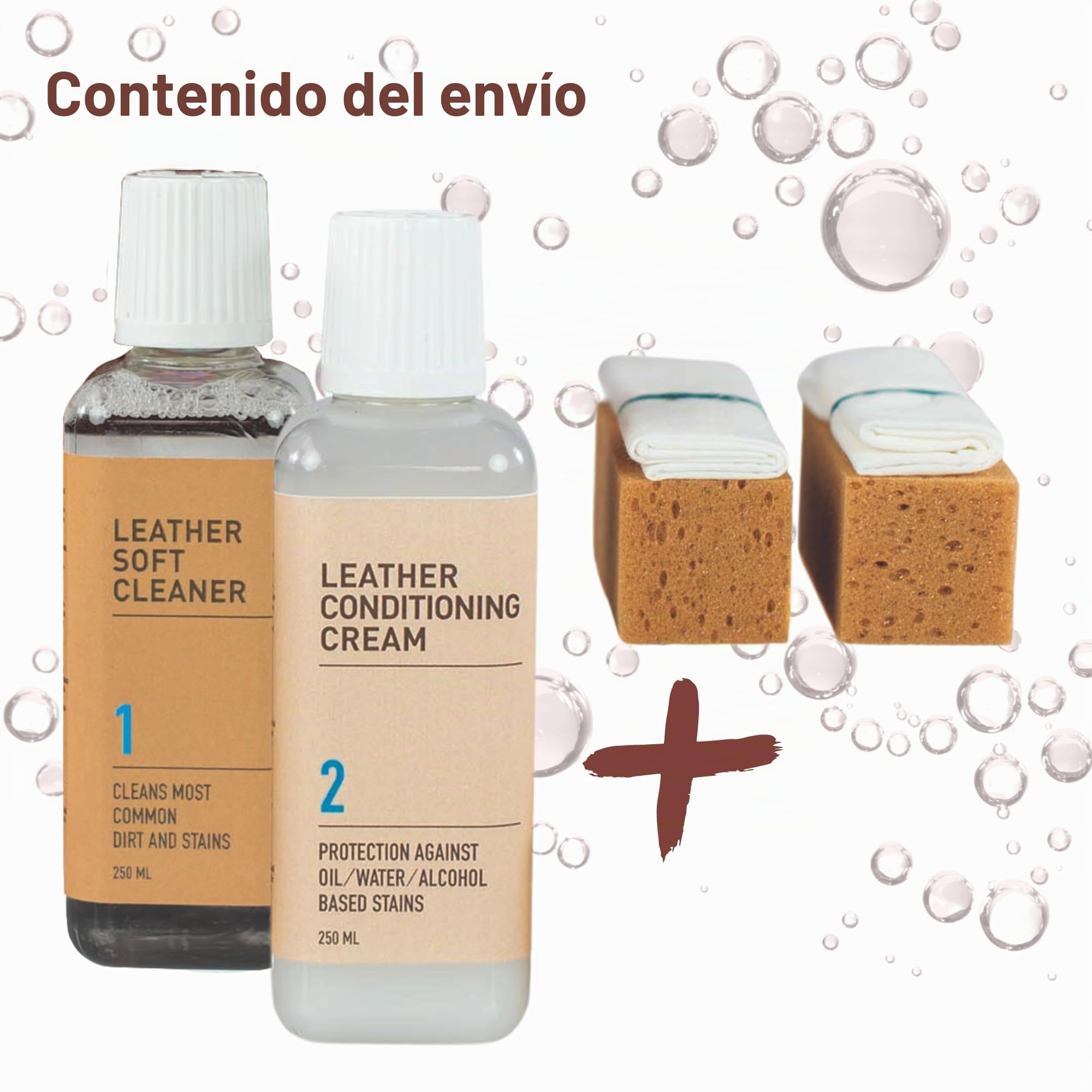 Leather Master/Uniters Leather Care Midi Kit para el Cuidado del Cuero
