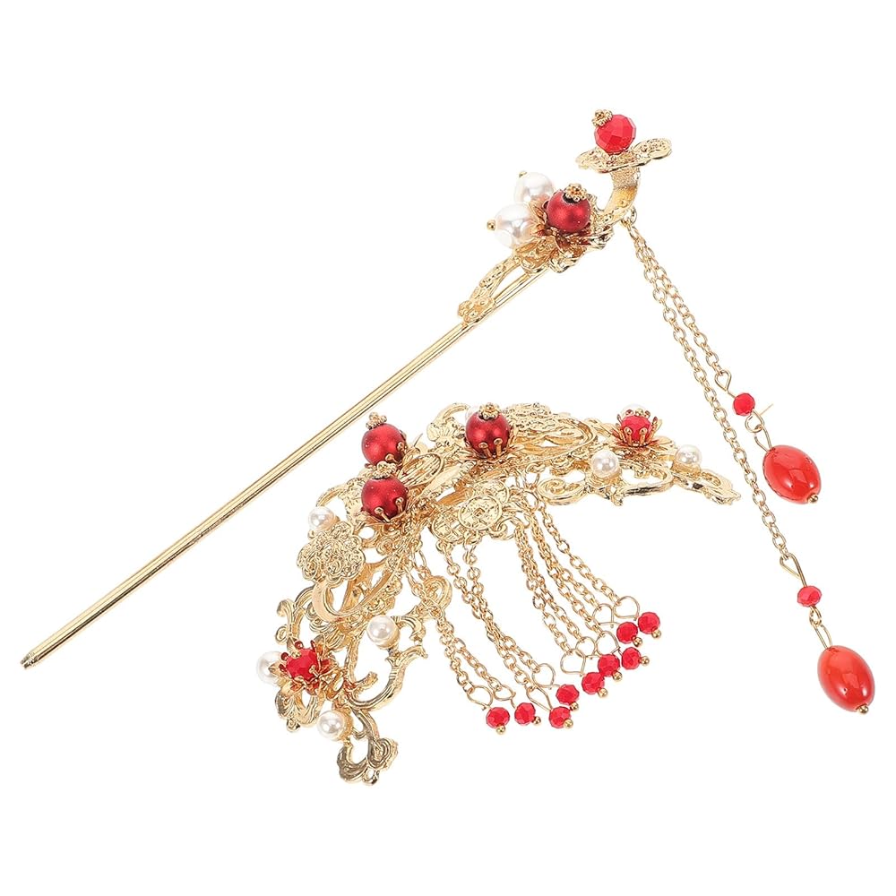 シノワズリ ベージュ タッセル装飾 アクセサリーパーツ チャイナ シノワズリ ベージュ タッセル装飾 アクセサリーパーツ チャイナ