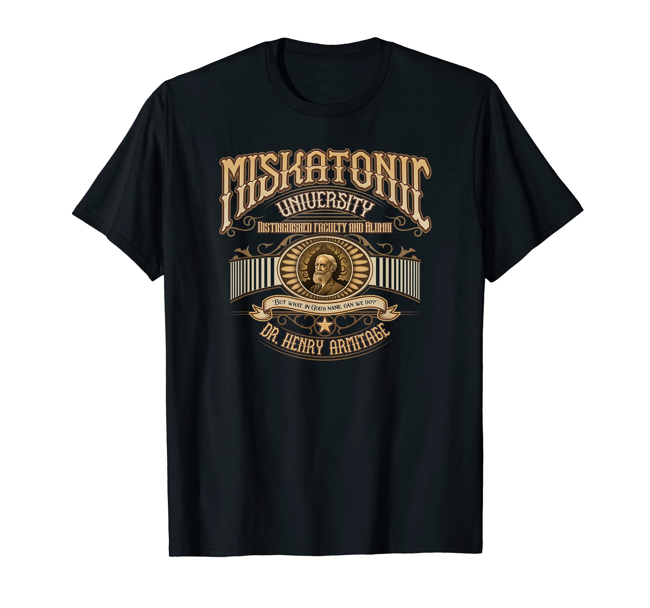 Amazon | ミスカトニック卒業生 - ヘンリー博士アーミテージ Tシャツ 