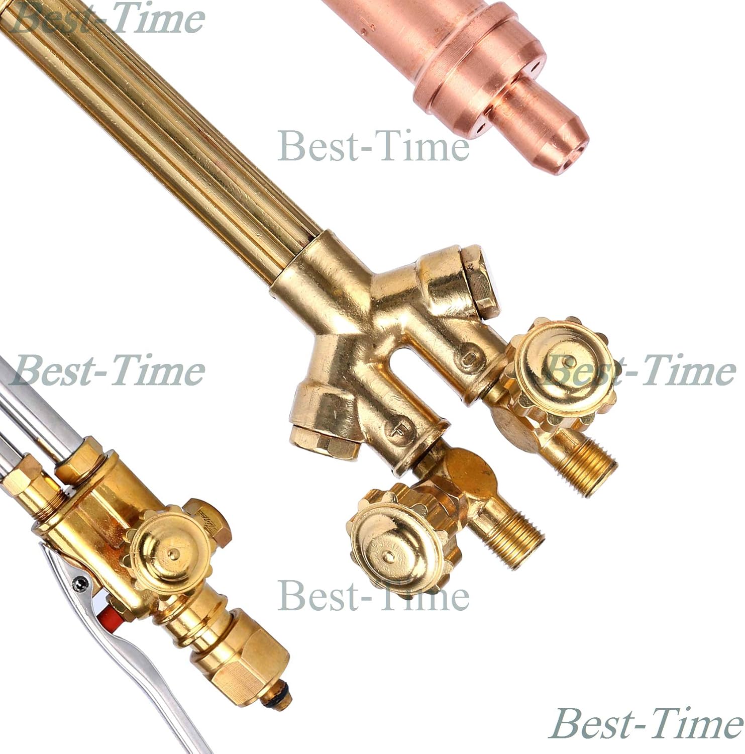 BestTime Heavy Duty Acetylene - Oxygen Welding Torch, 300 Series, Comparable with 315FC + CA2460 Cutting Attachment