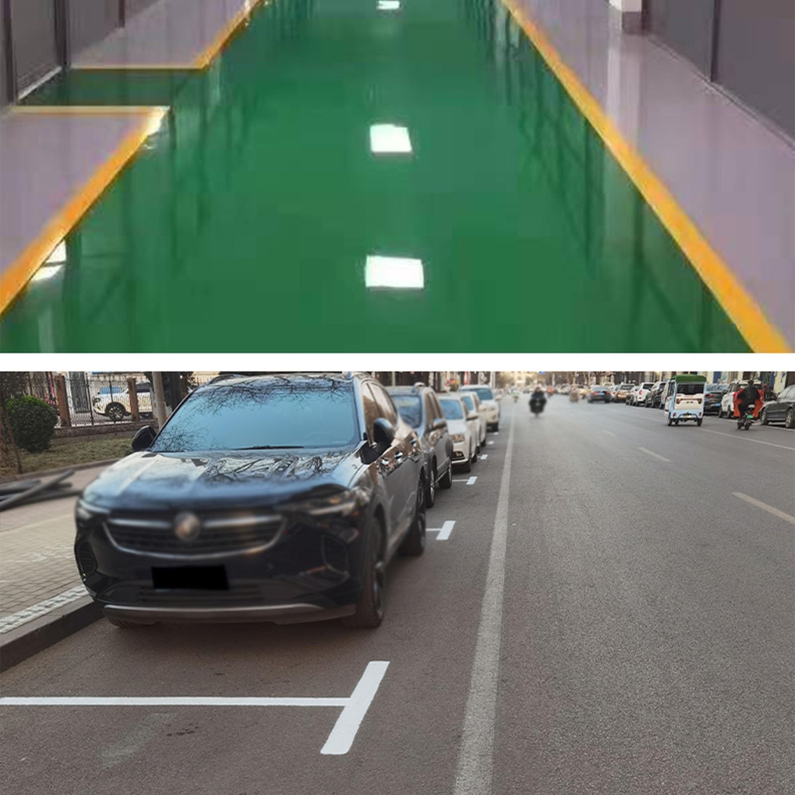 Radlinienmarkierungsmaschine für Parkplätze, Spielplätze, Sportplätze, Straßen