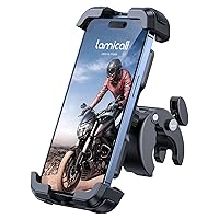 Lamicall Supporto Telefono Bicicletta, Porta Cellulare Moto - Aggiornato Clip del