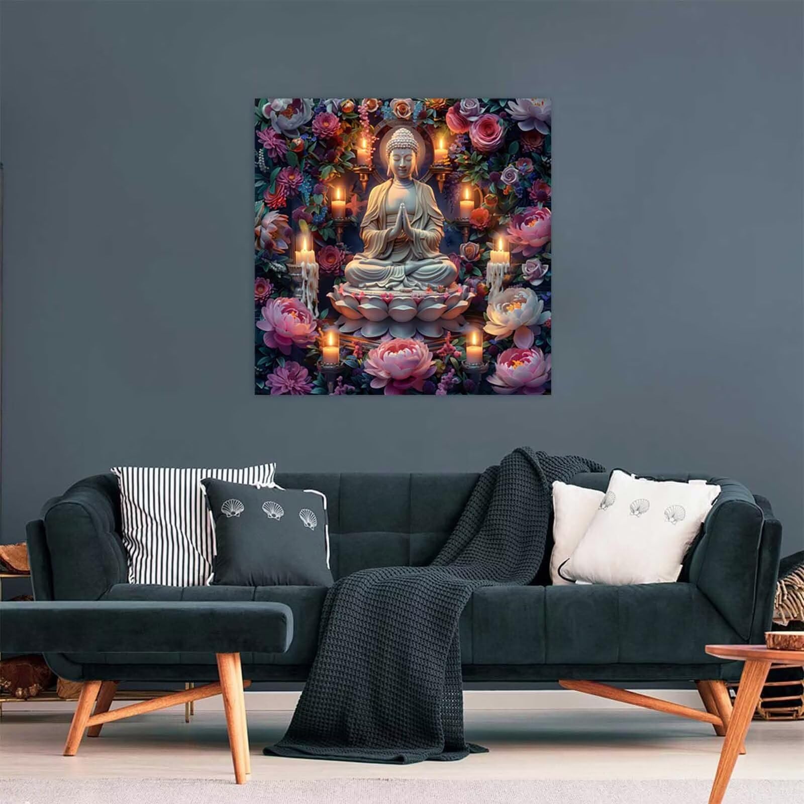 5D Diament Malarstwo Zen Numer Malarstwo Dla Dorosłych, Diamentowe Malarstwo Świeca dla Dorosłych, DIY Hobby Kreatywny zestaw dla dorosłych, Numer Malarstwo Rhinestone Zestaw Ścieg krzyżykowy