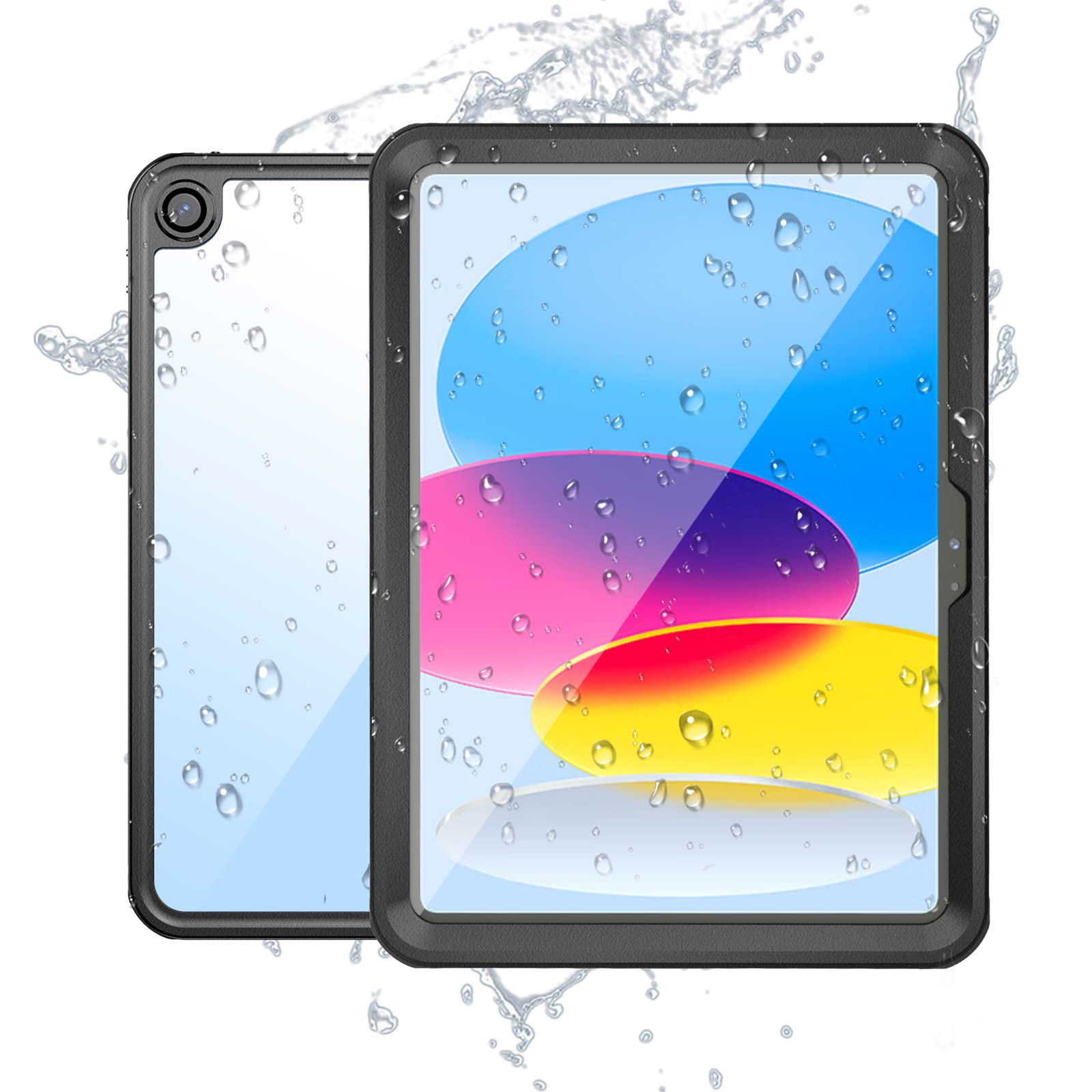 Funda Impermeable para iPad de 10.ª generación (10,9 Pulgadas, versión 2022), IP68 Resistente al Agua, protección Completa de 360 Grados, Funda a Prueba de caídas a Prueba de Golpes