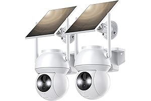 Outdoor Camera Wireless Recacam - 2 Pack 2K 360° Security Camera