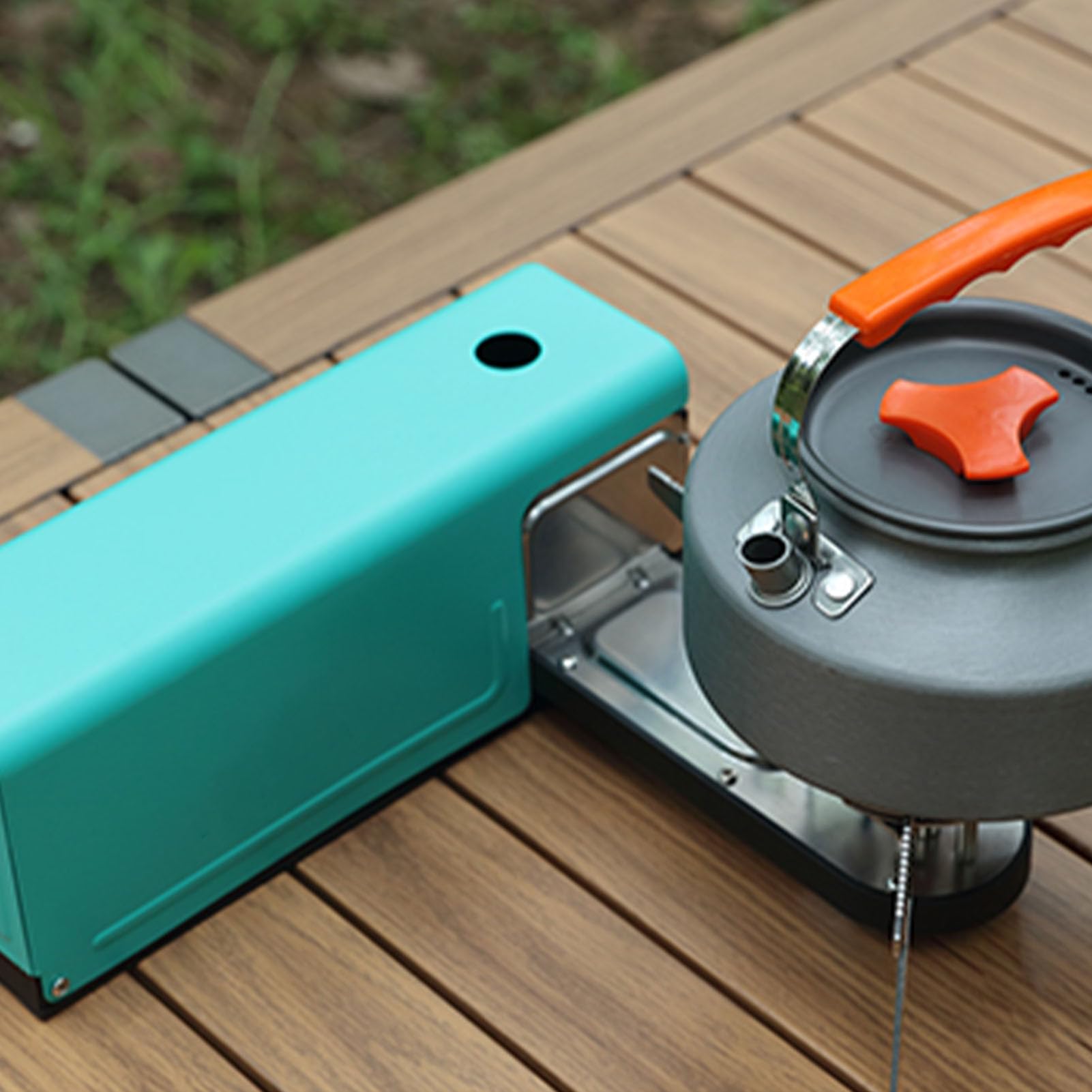 Fornello Da Backpacking Antivento Portatile Pieghevole Leggero | Set Pentole A Cartuccia Portatile Per Picnic Per Campeggio Trekking Cottura All'Aperto Bruciatore Antivento Portatile